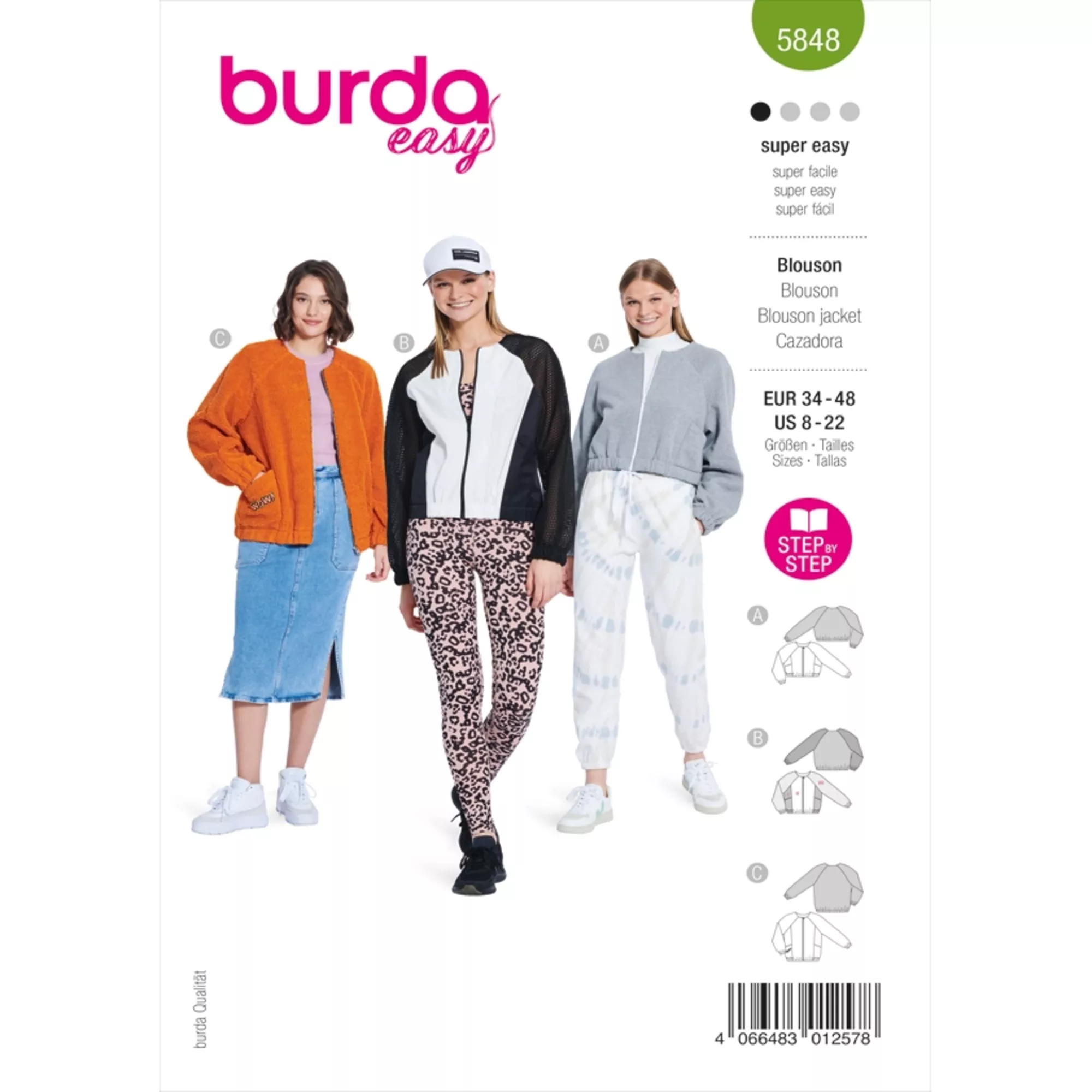 Burda Schnittmuster, Blouson