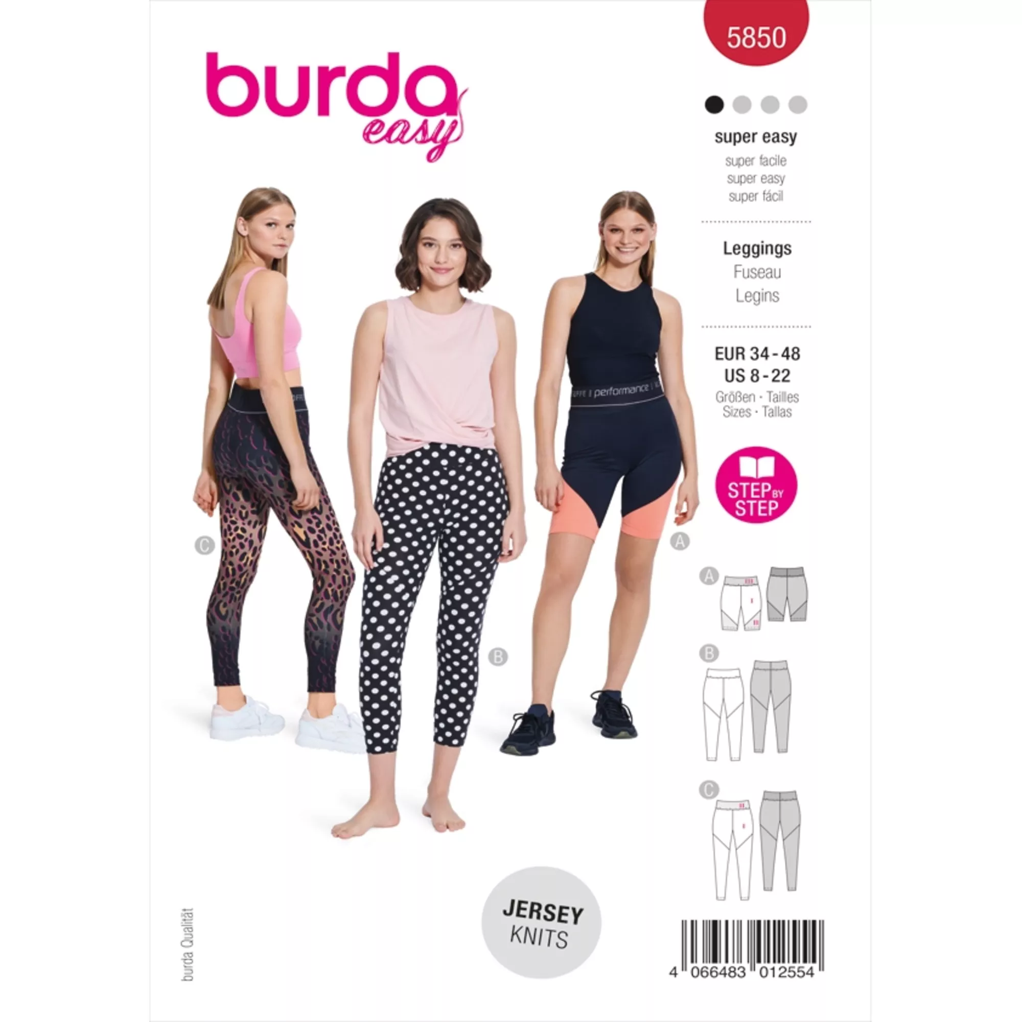 Burda Schnittmuster, Leggings