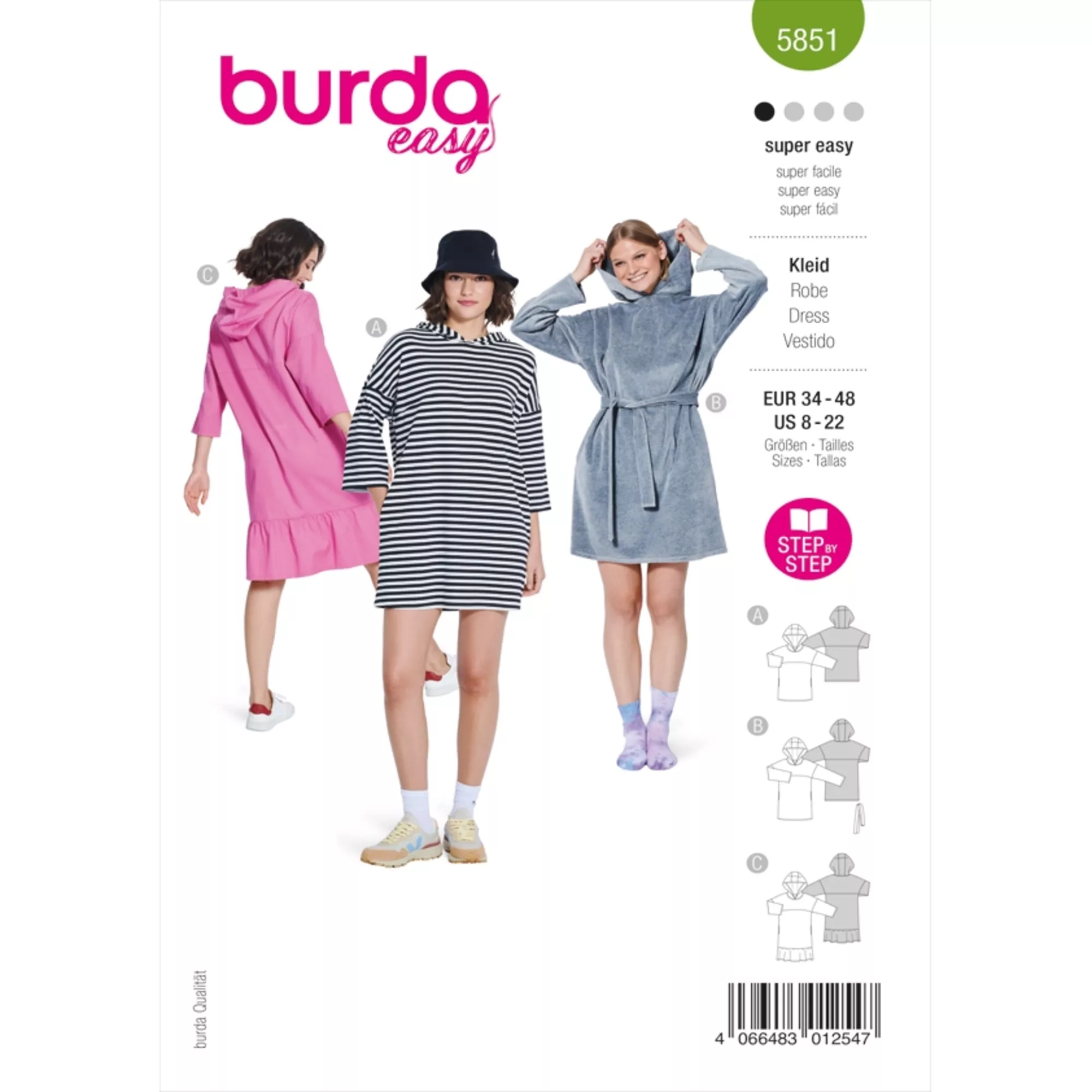 Burda Schnittmuster, Kleid