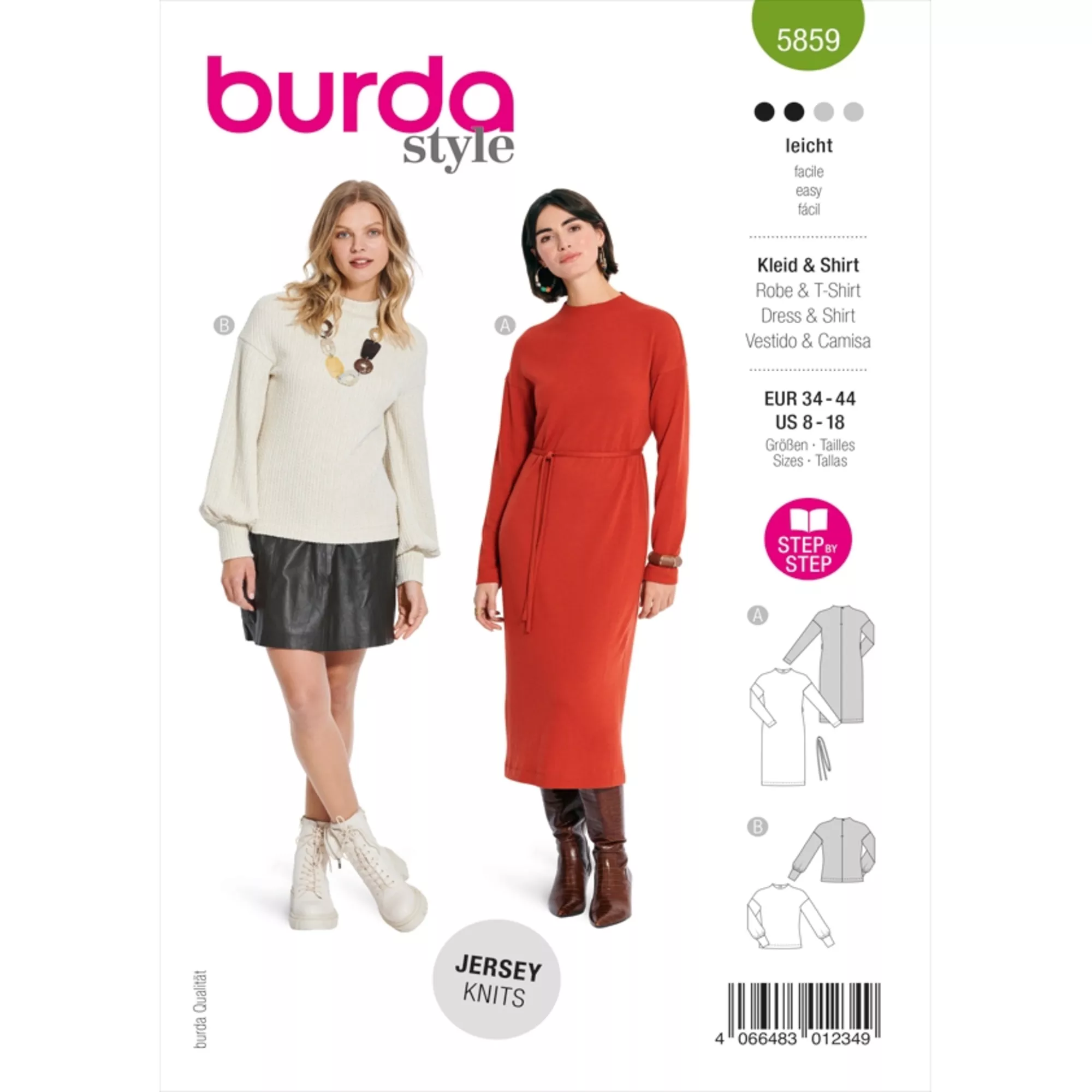Burda Schnittmuster, Kleid & Shirt