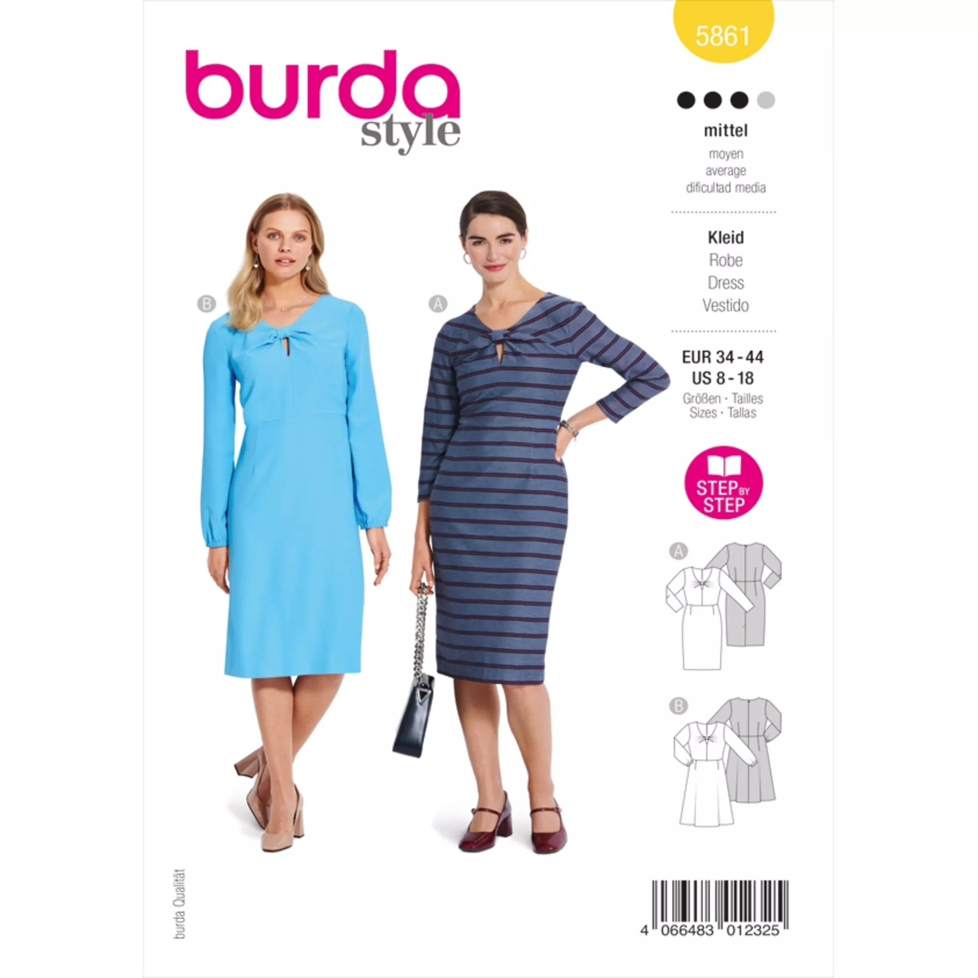Burda Schnittmuster, Kleid