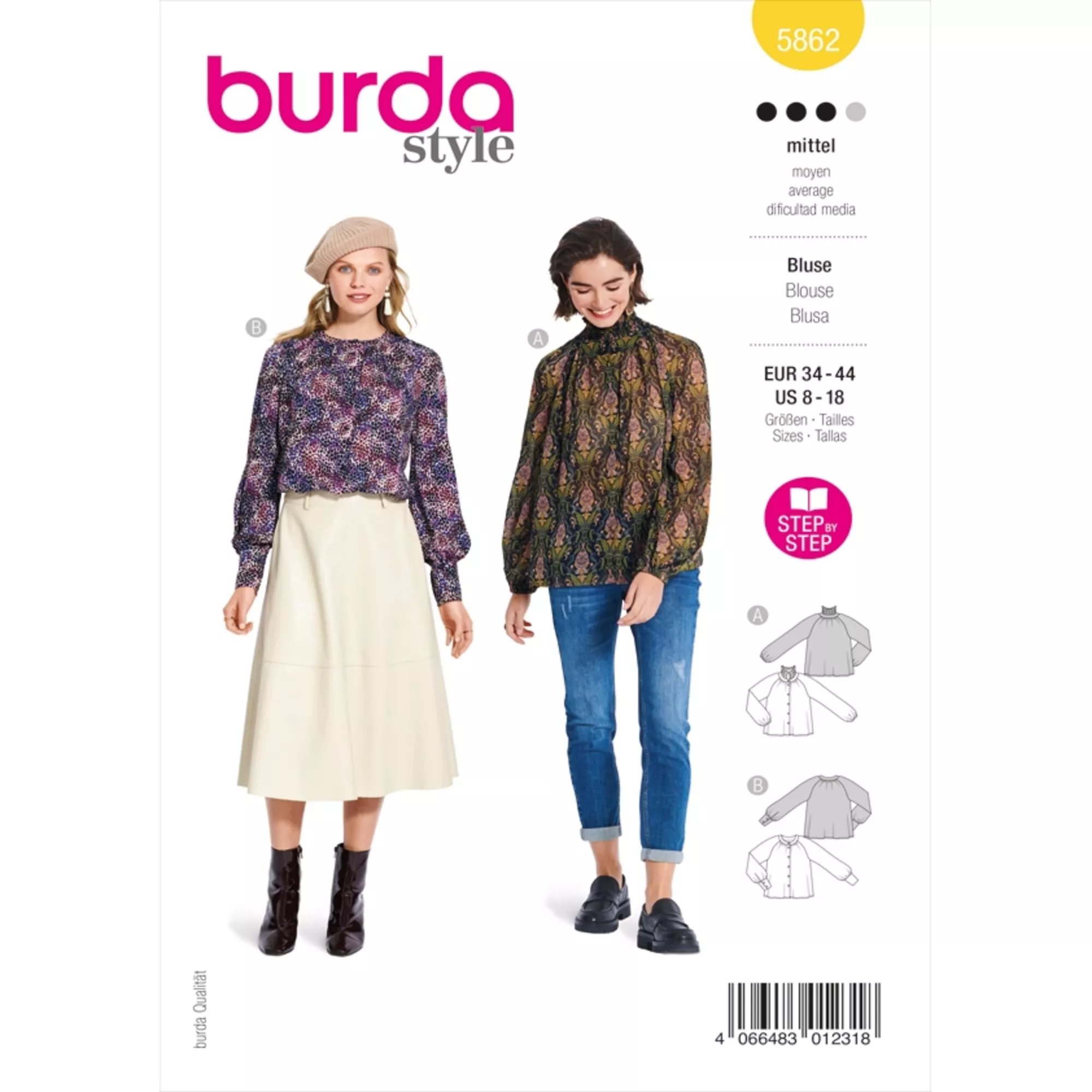 Burda Schnittmuster, Bluse
