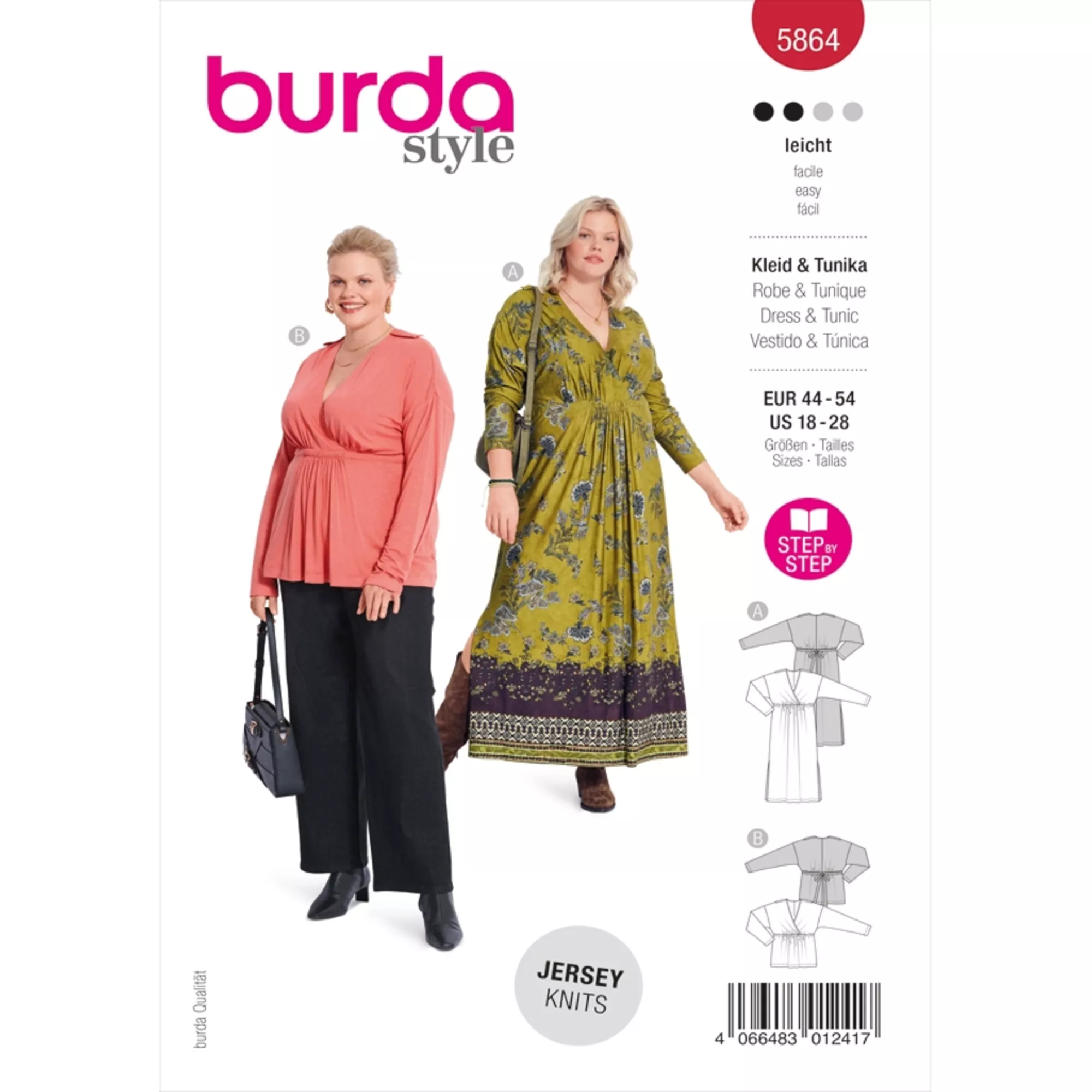 Burda Schnittmuster, Kleid & Tunika