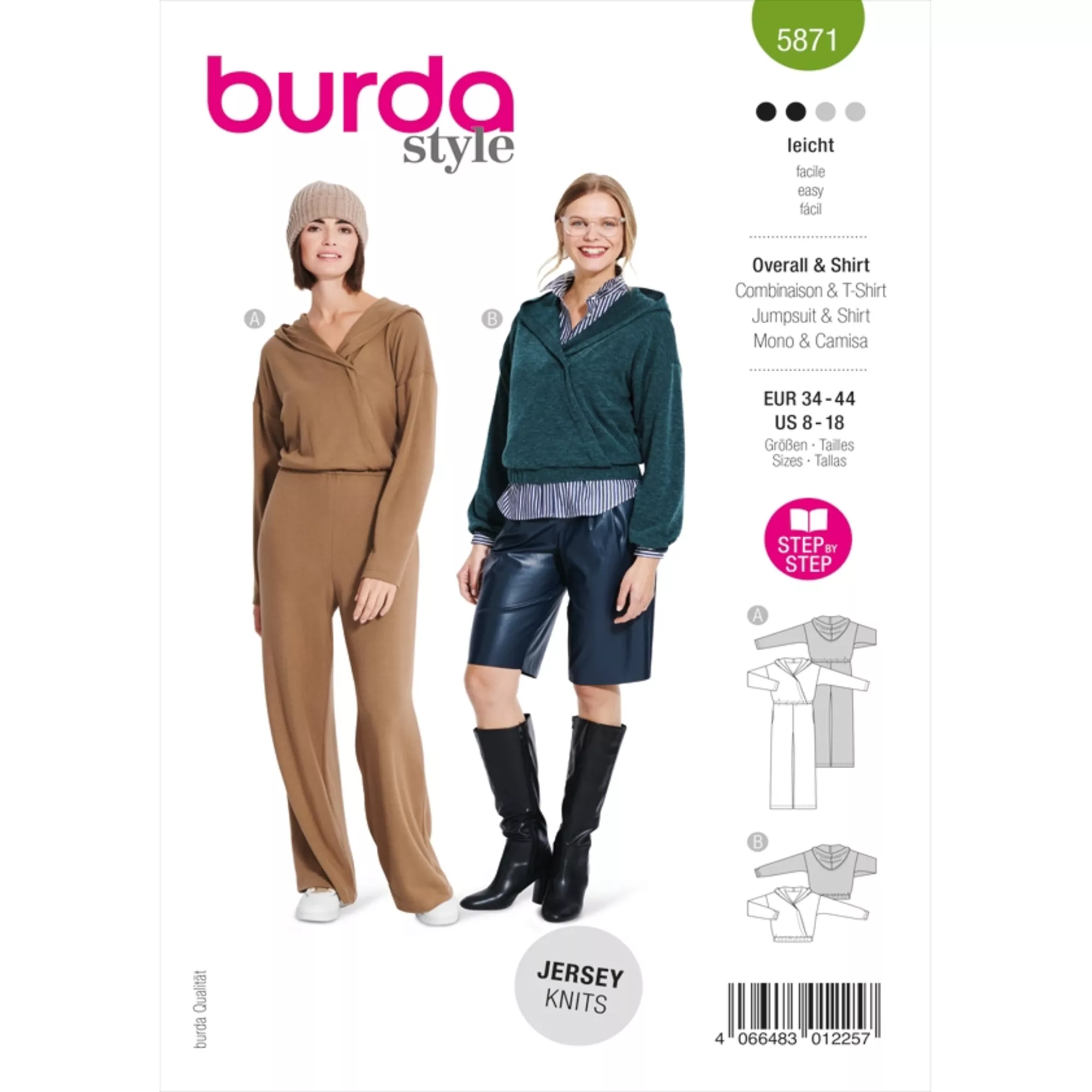 Burda Schnittmuster, Overall & Shirt