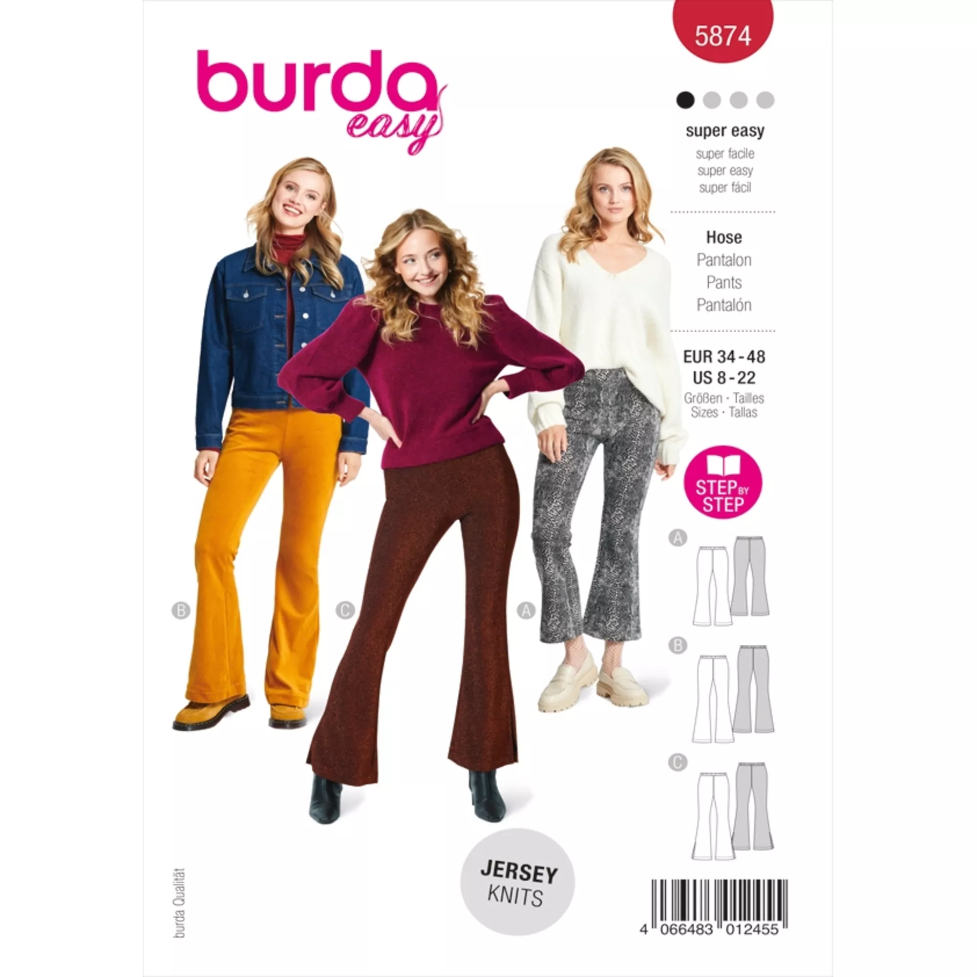 Burda Schnittmuster, Hose