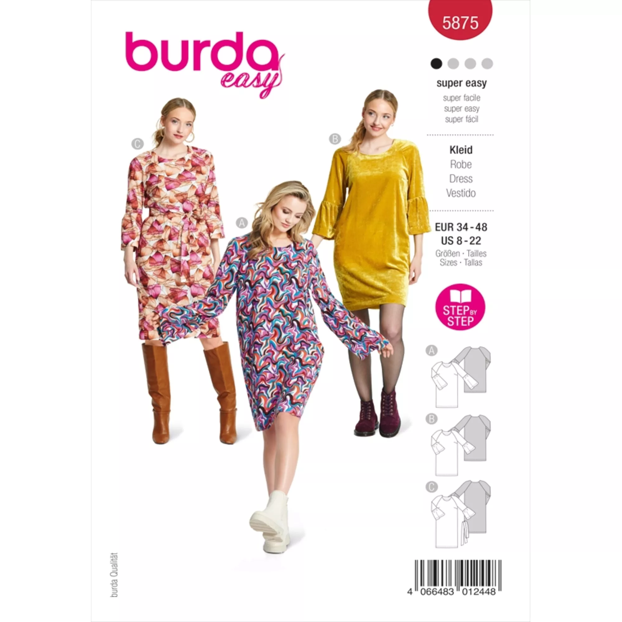 Burda Schnittmuster, Kleid