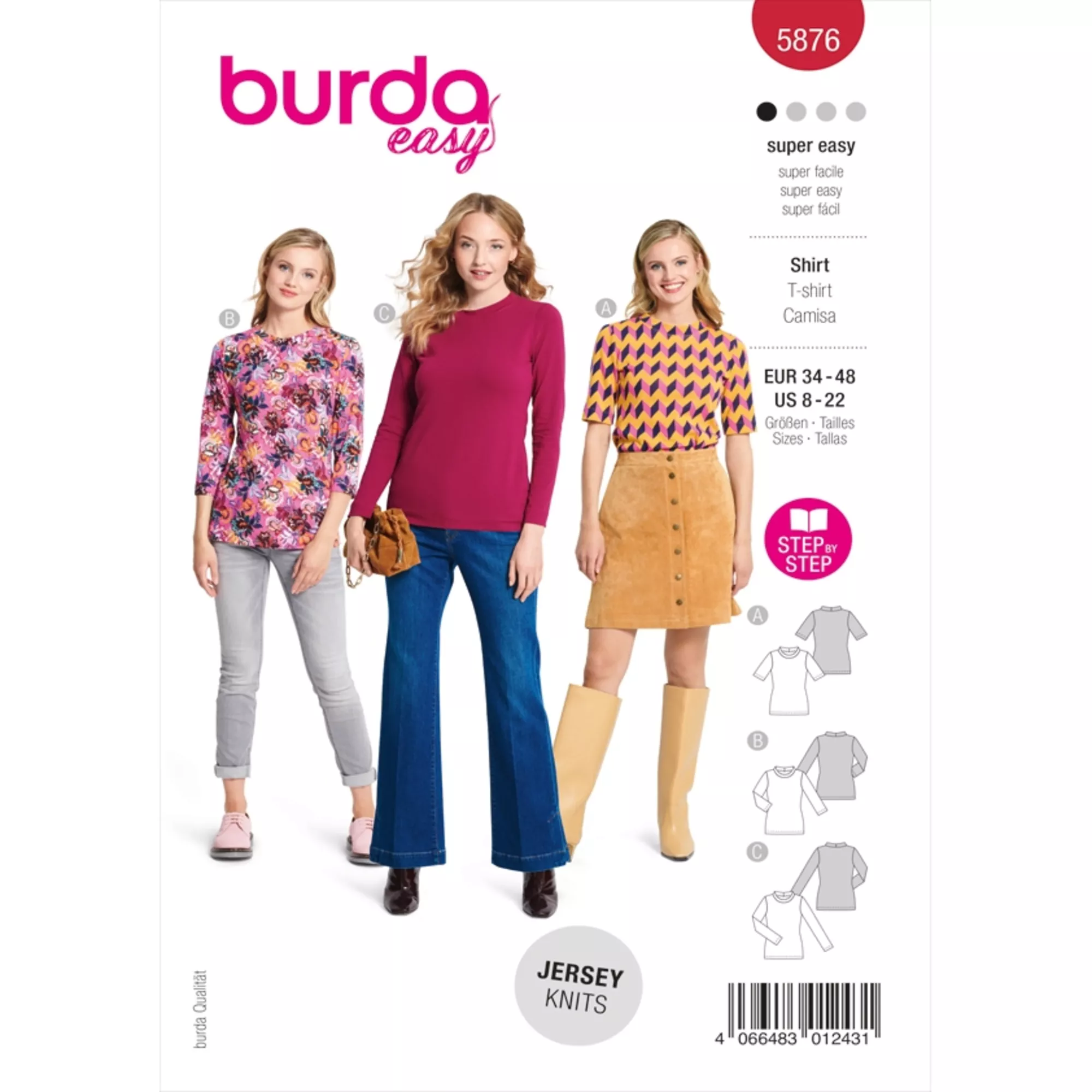 Burda Schnittmuster, Shirt