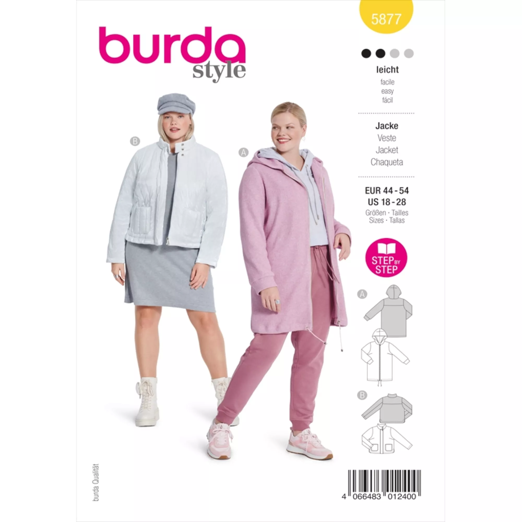 Burda Schnittmuster, Jacke