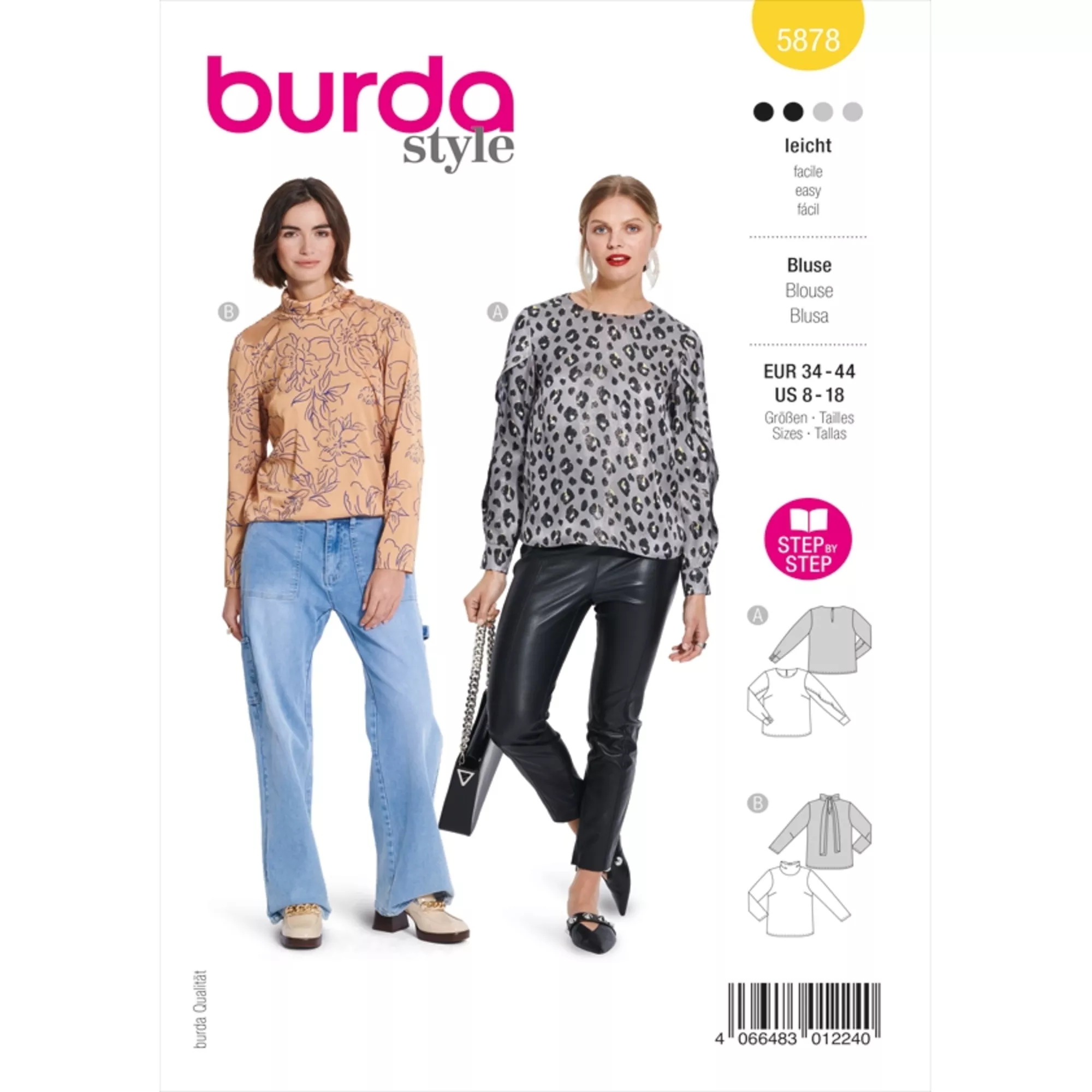 Burda Schnittmuster, Bluse
