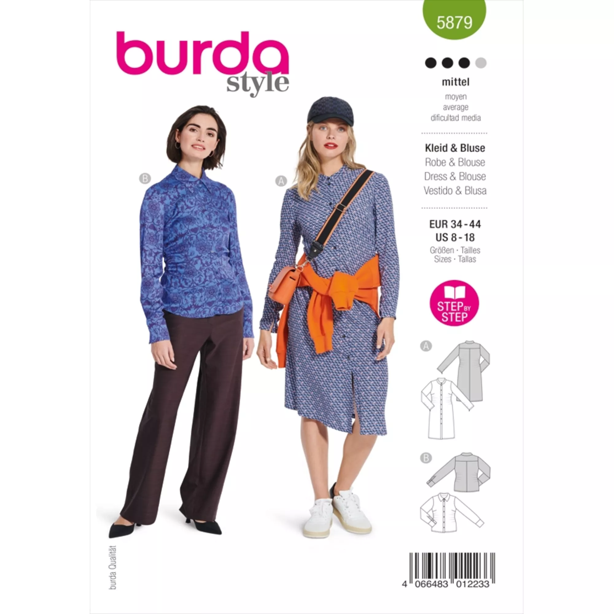 Burda Schnittmuster, Kleid & Bluse