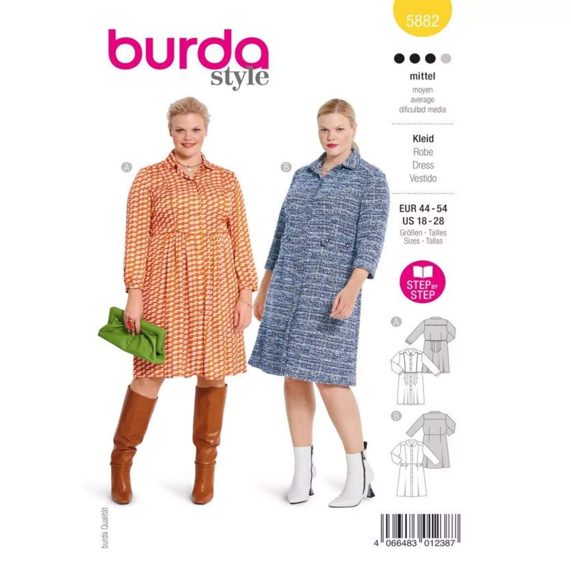 Burda Schnittmuster, Kleid