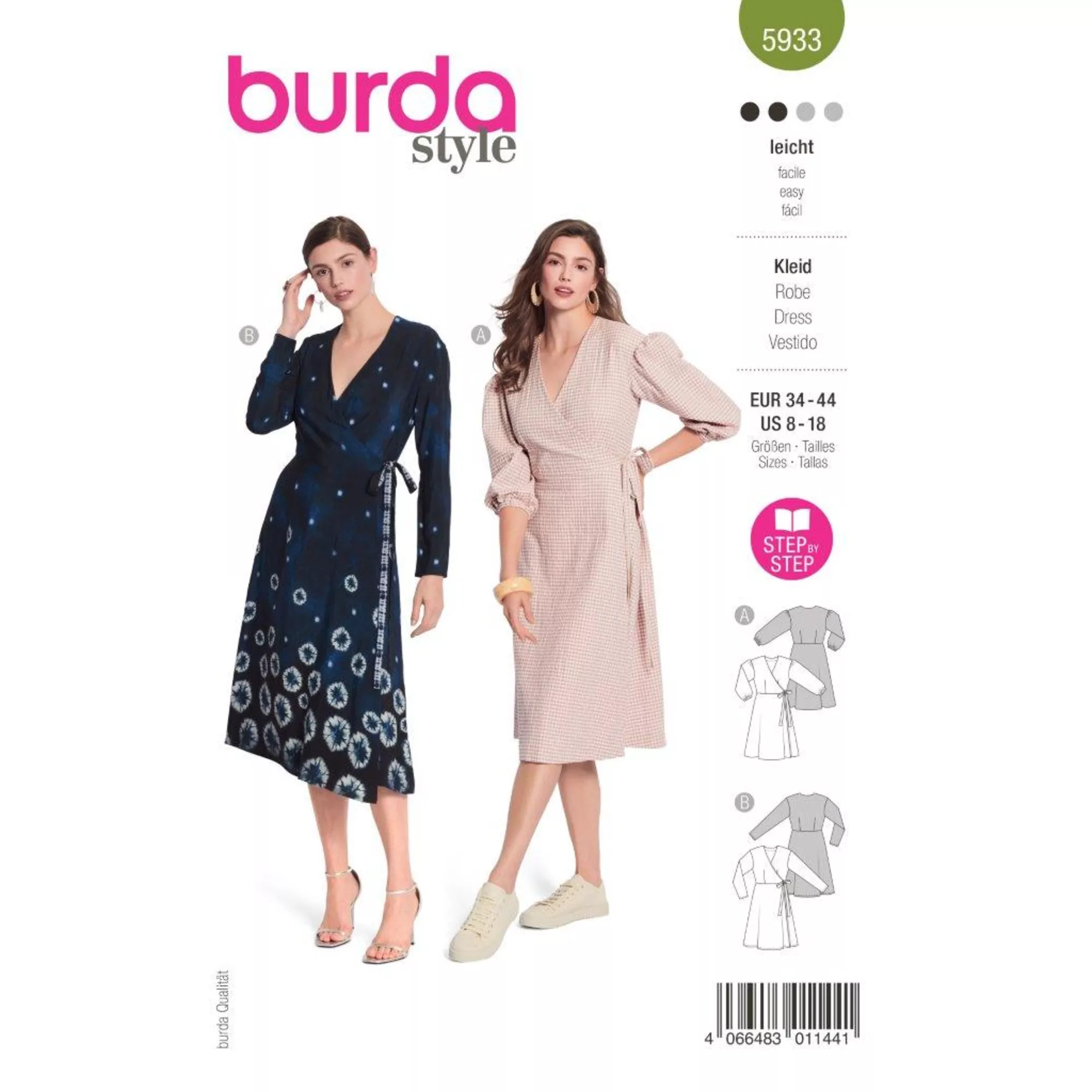 Burda Schnittmuster, Kleid