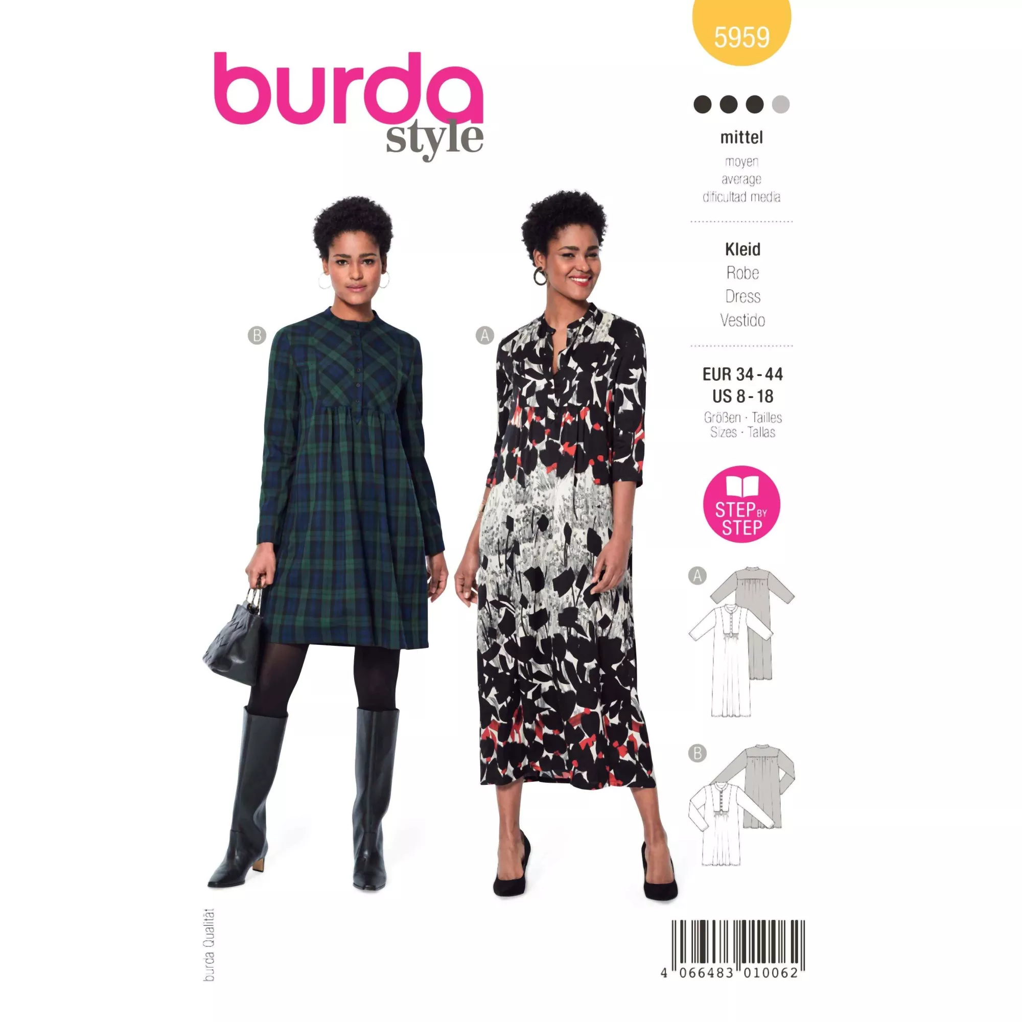 Burda Schnittmuster, Kleid