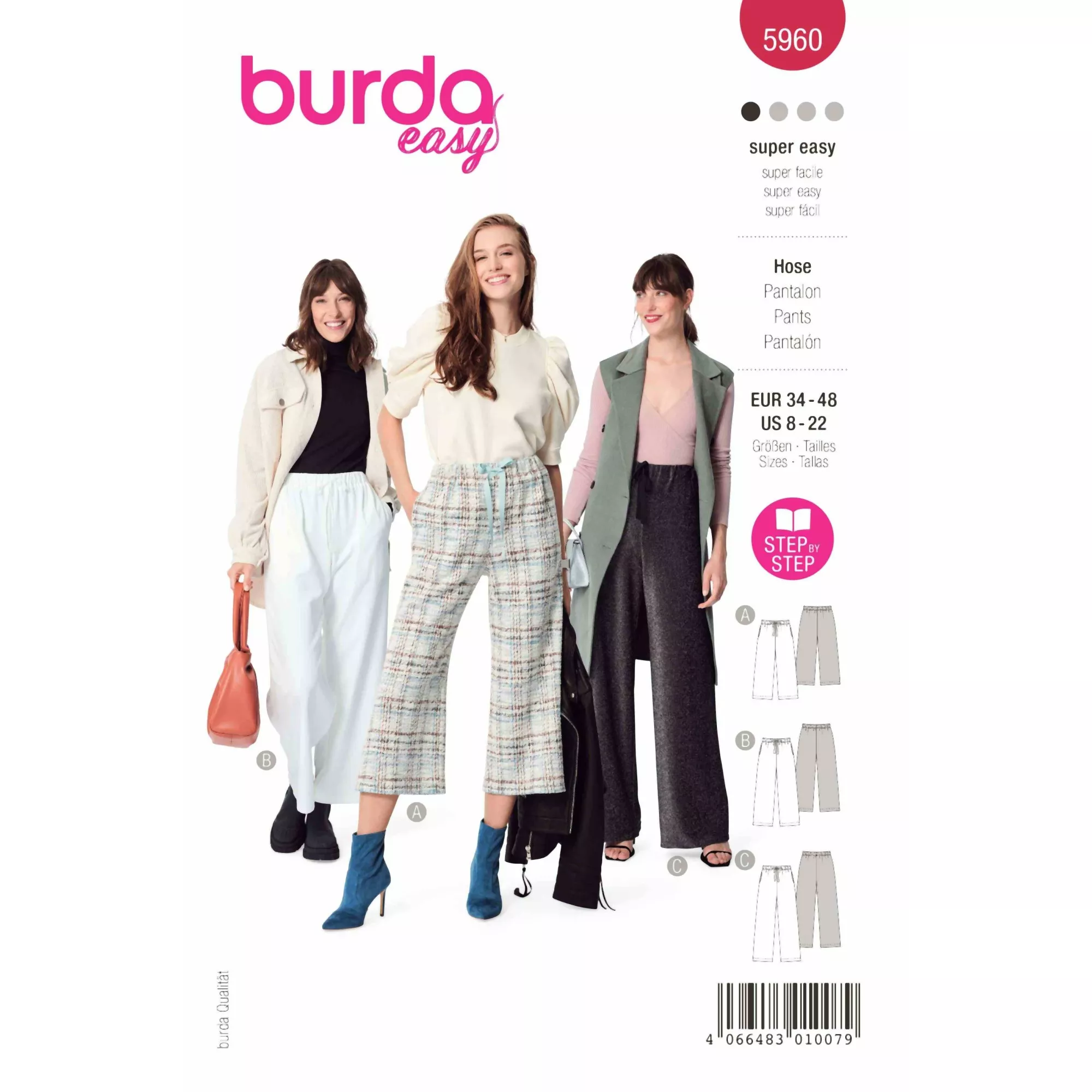 Burda Schnittmuster, Hose