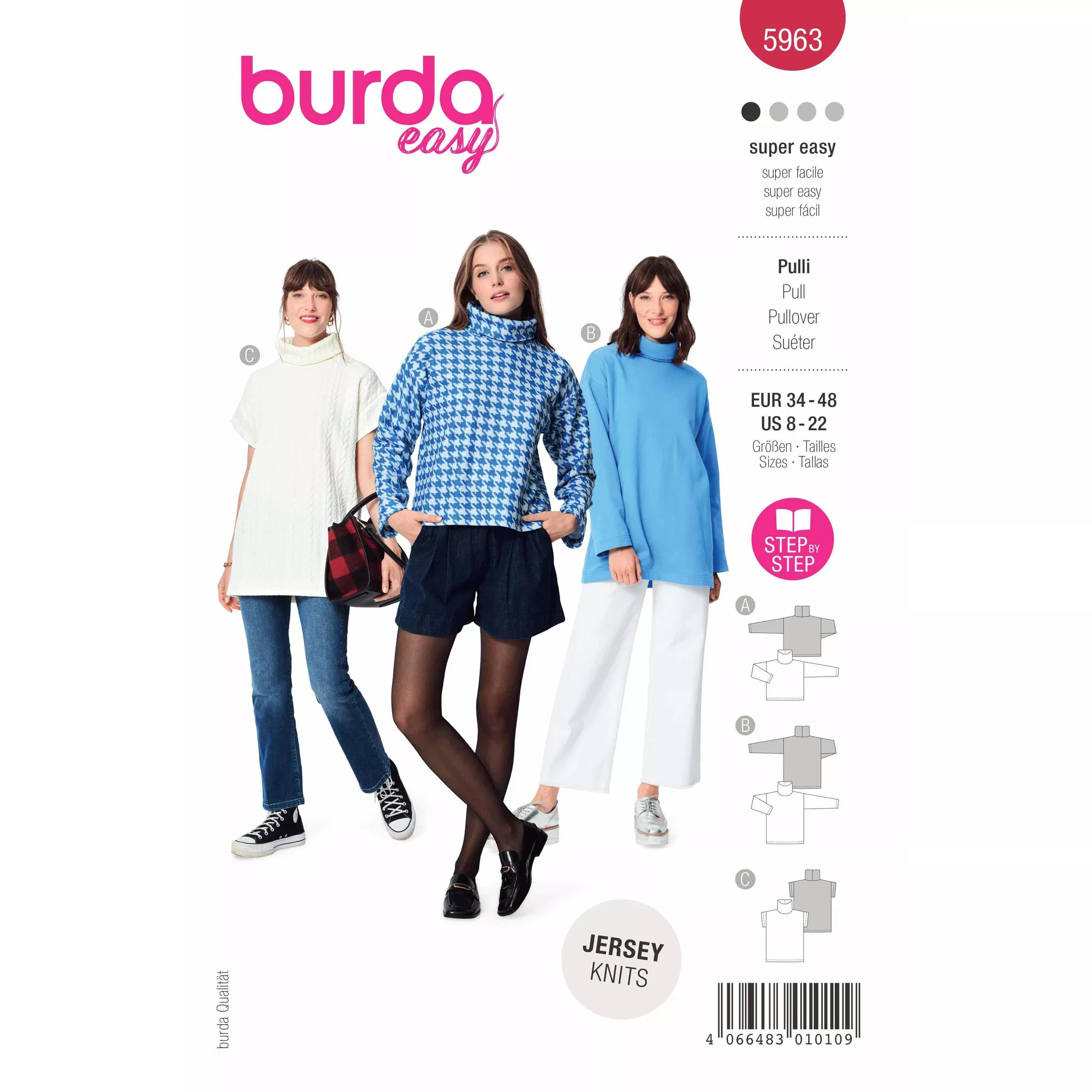 Burda Schnittmuster, Pullover