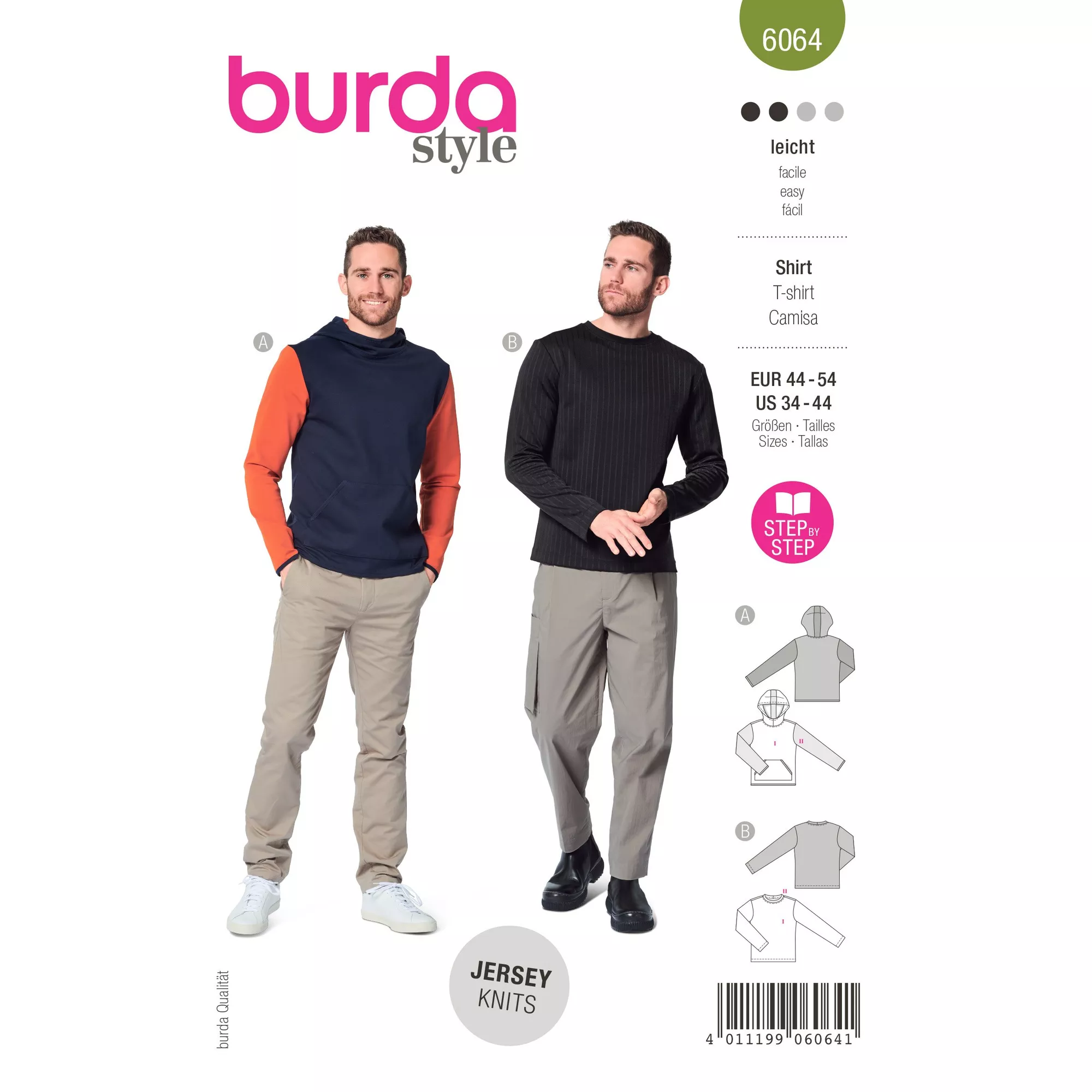 Burda Schnittmuster, Sweatshirt Klassik