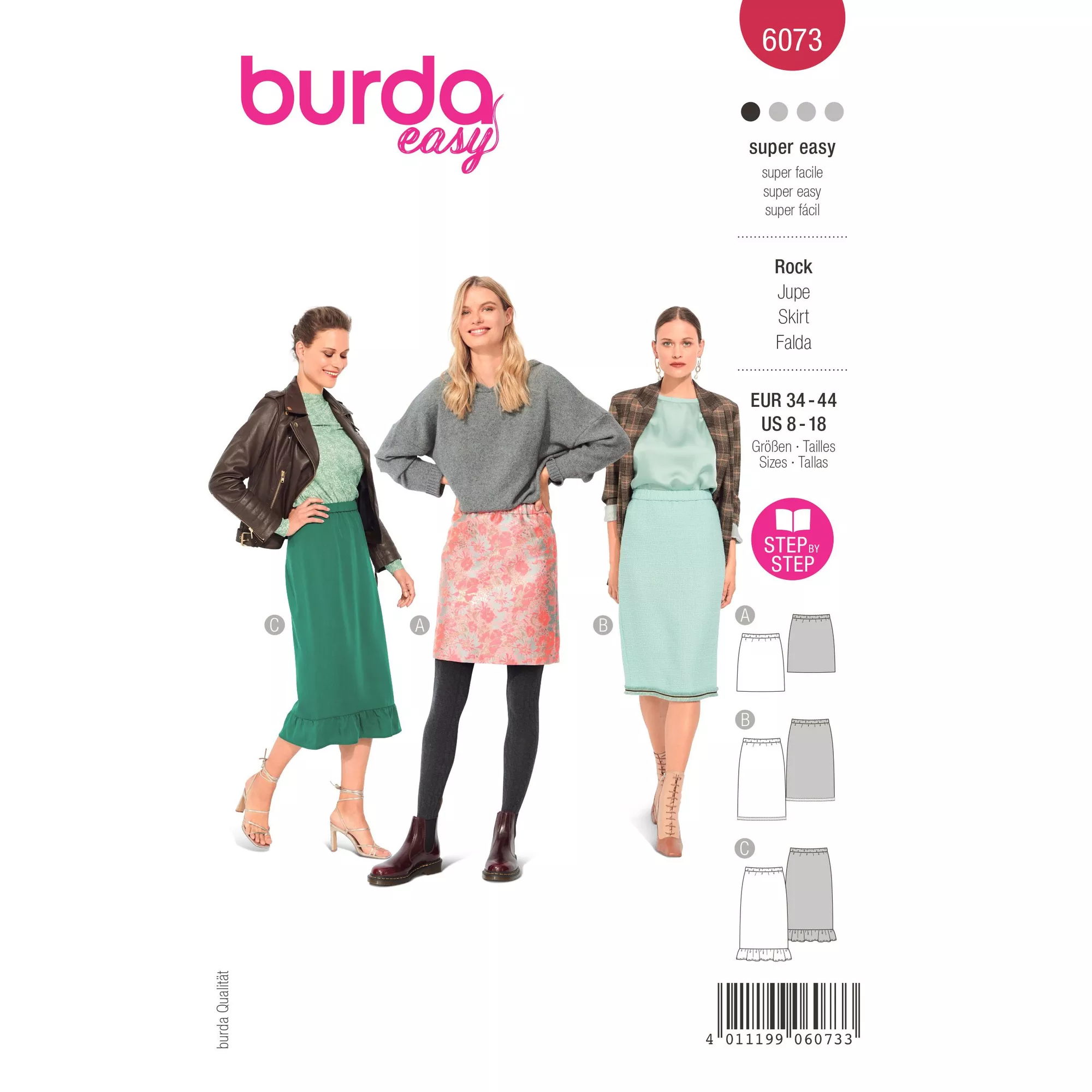 Burda Schnittmuster, Rock