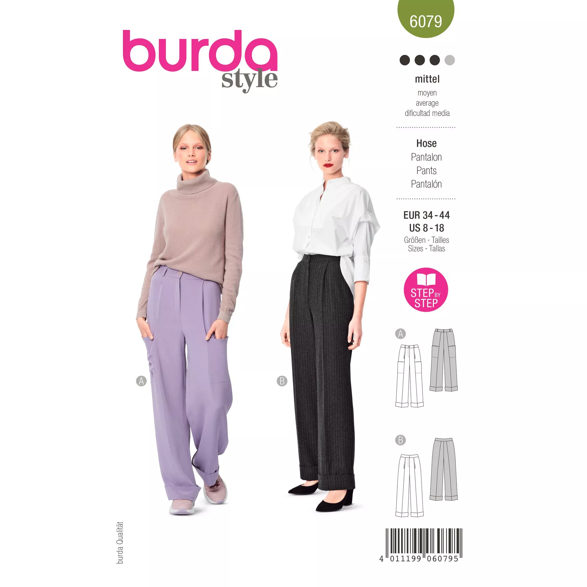 Burda Schnittmuster, Hosen
