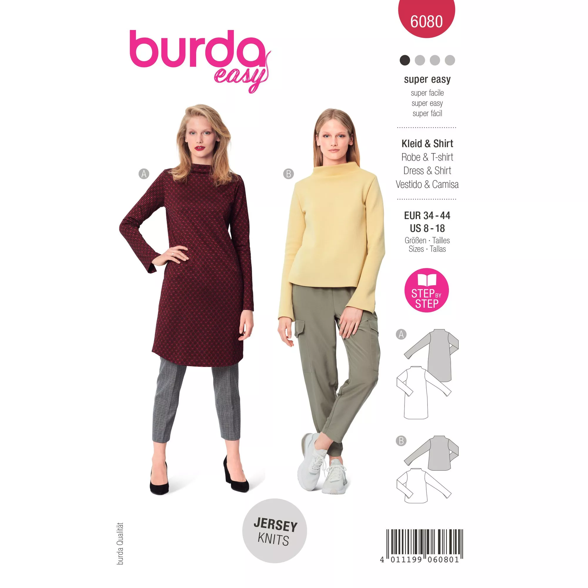Burda Schnittmuster, Kleid & Shirt