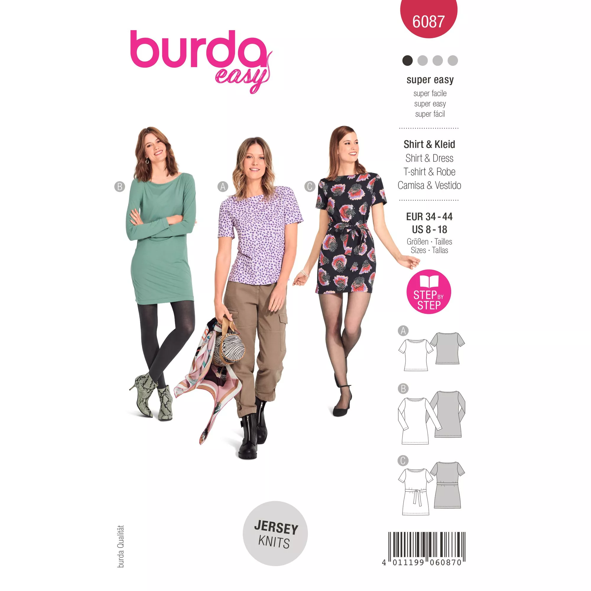 Burda Schnittmuster, Shirt & Kleid