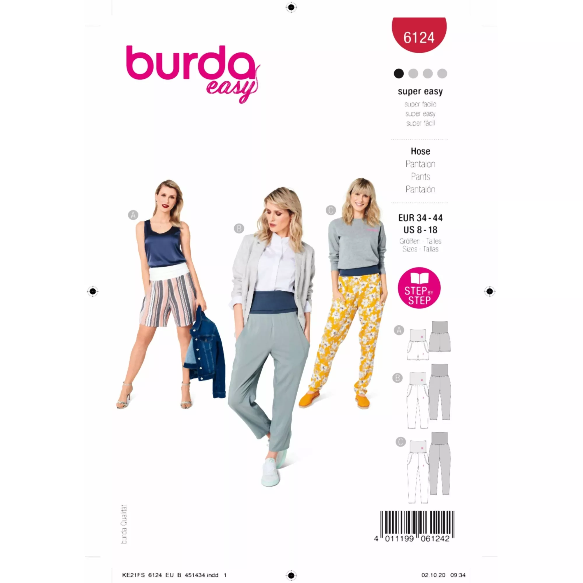Burda Schnittmuster, Hose