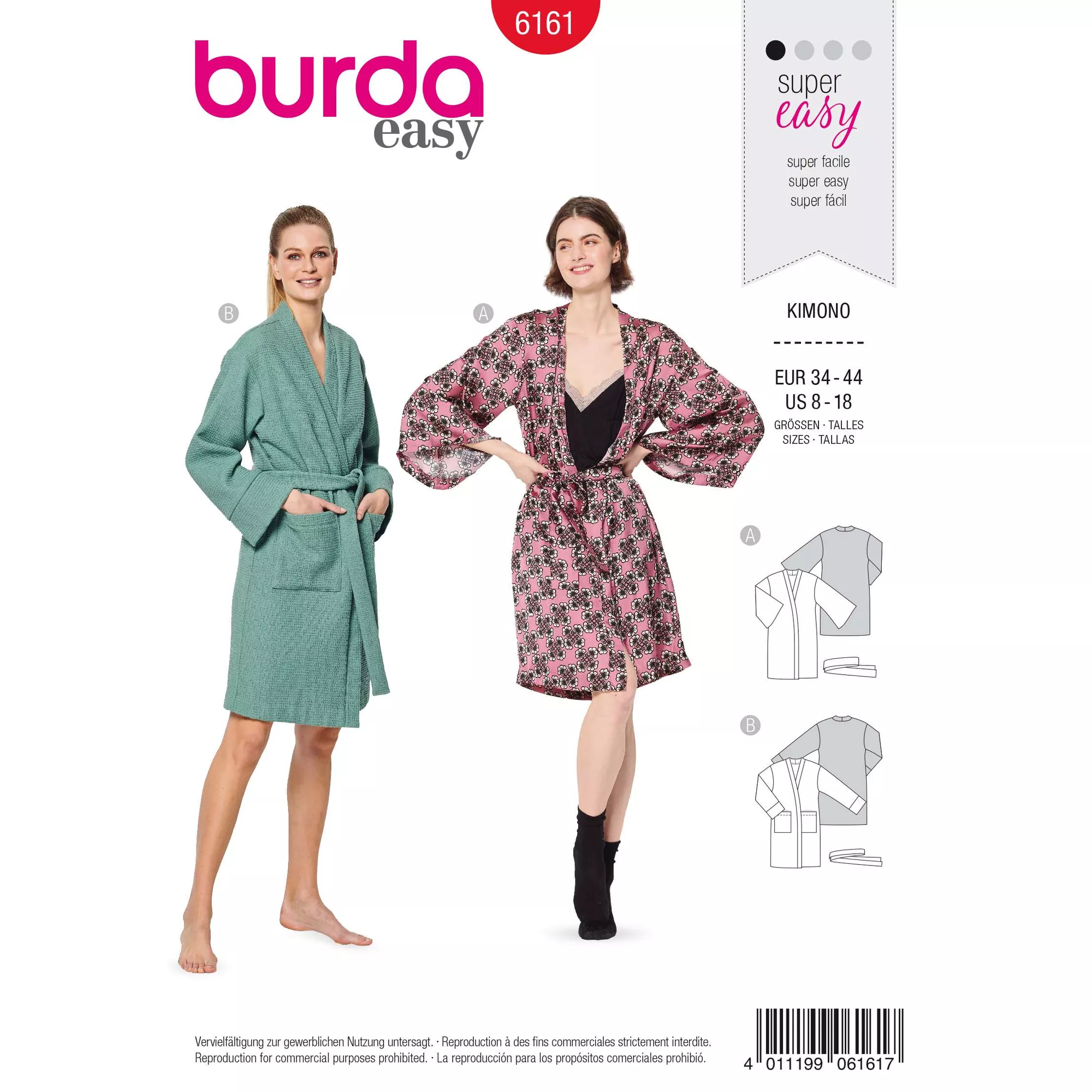 Burda Schnittmuster, Kimono