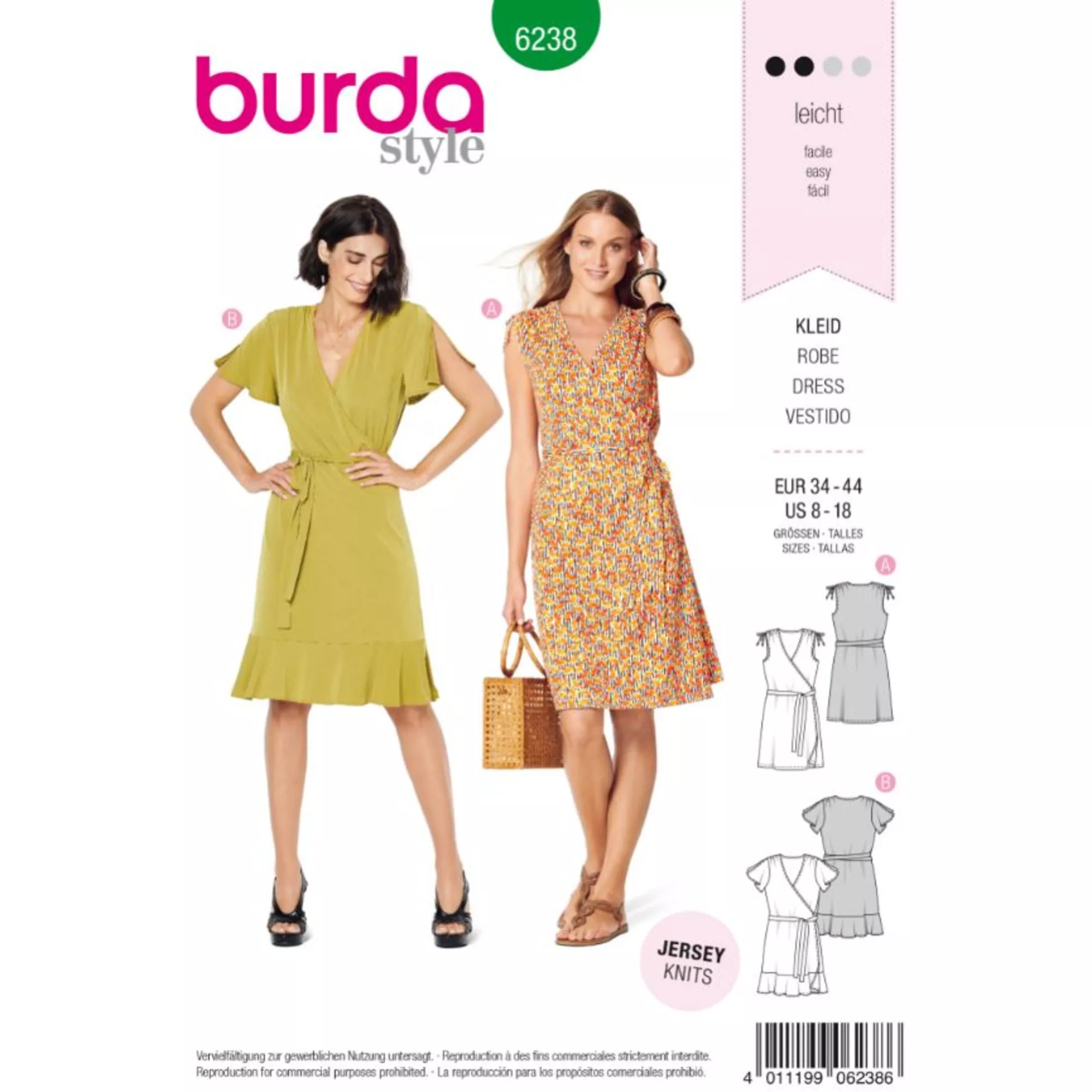 Burda Schnittmuster, Kleid