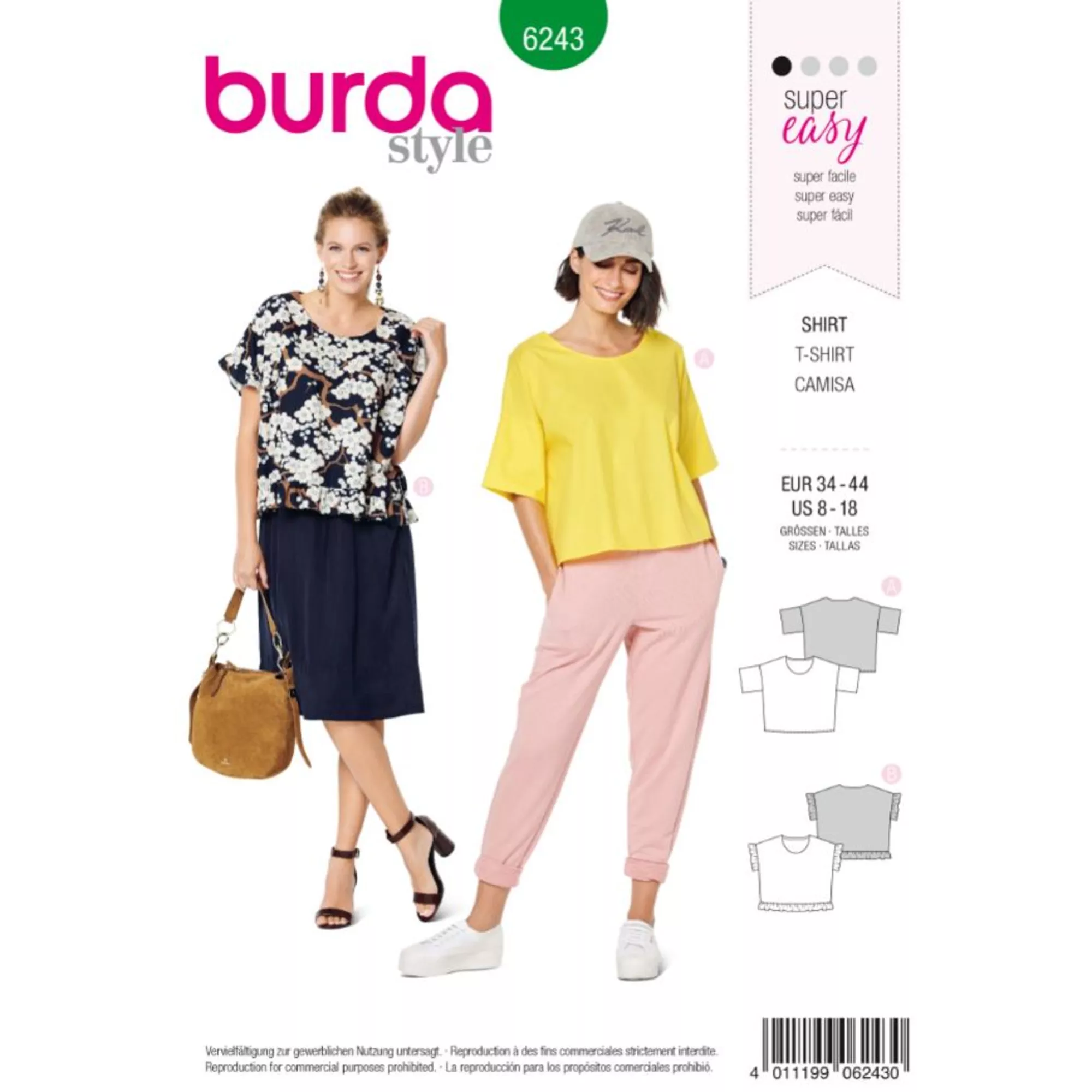 Burda Schnittmuster, Shirt