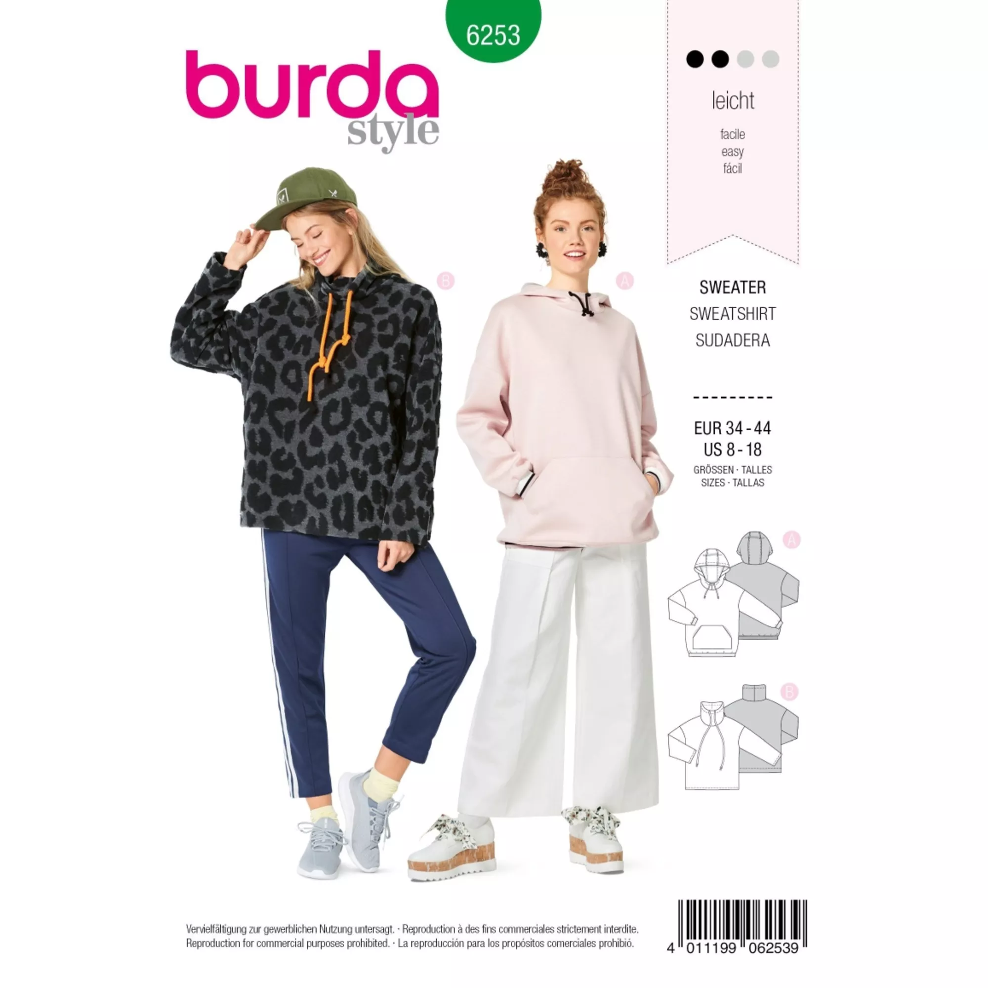 Burda Schnittmuster, Sweater