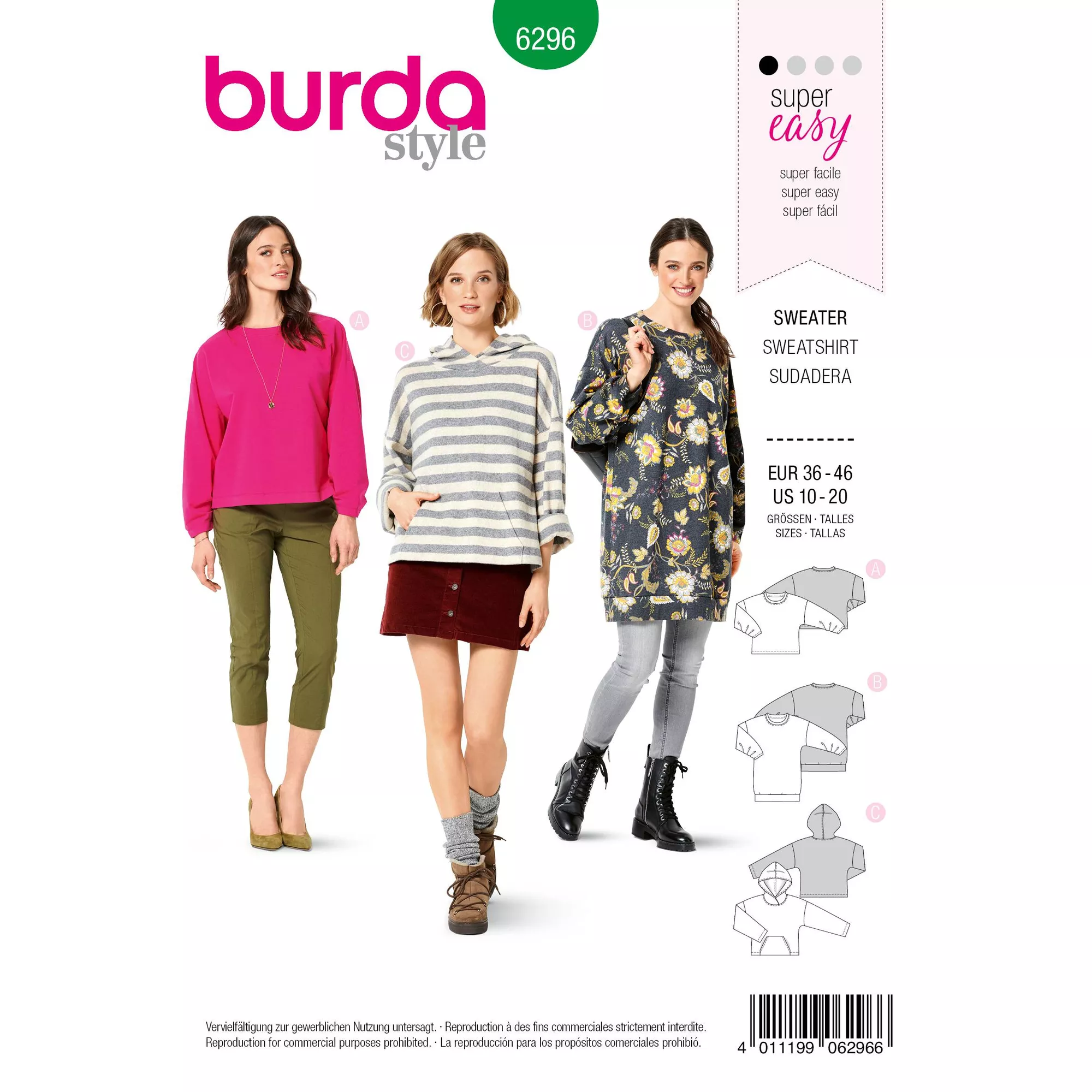 Burda Schnittmuster, Shirt