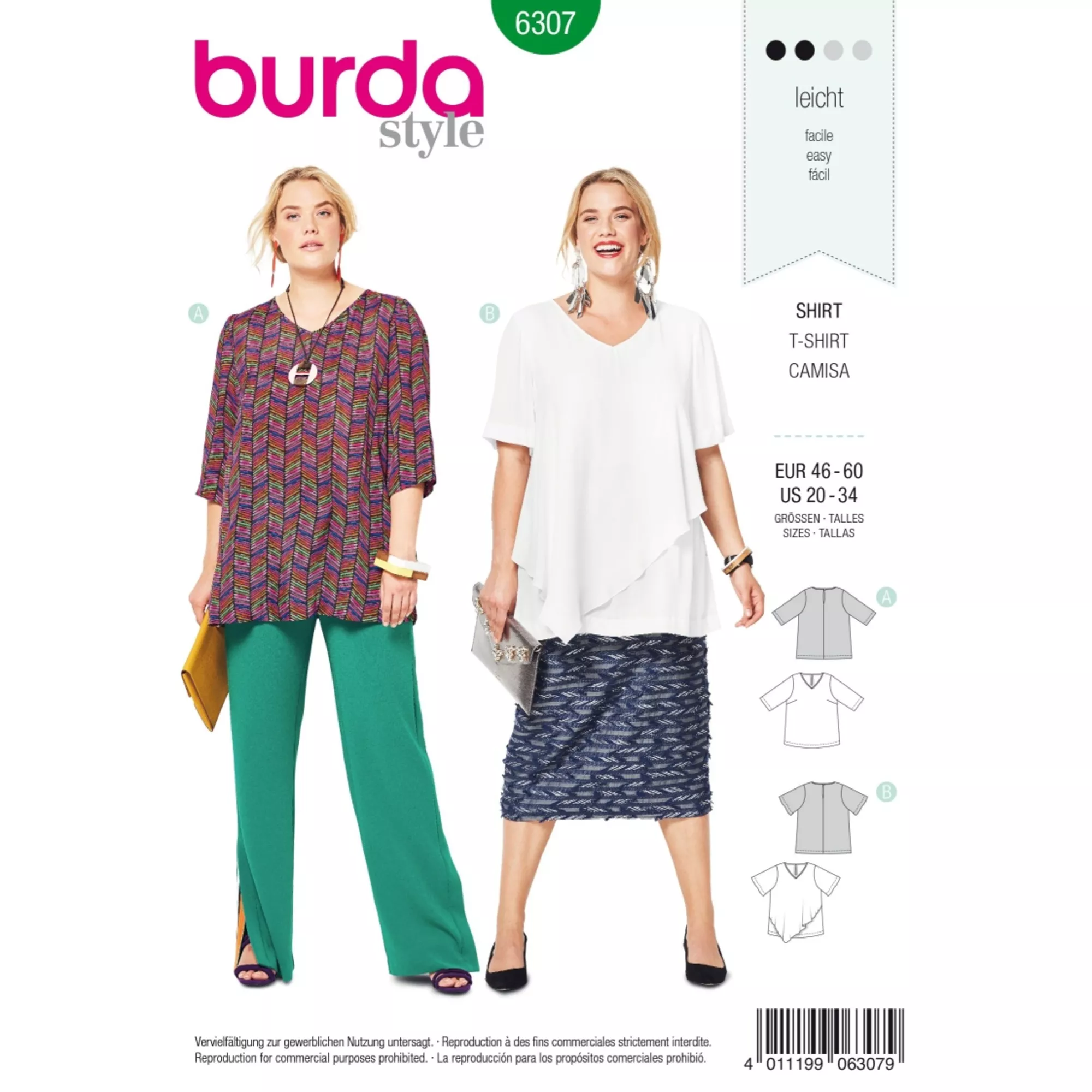 Burda Schnittmuster, Shirt
