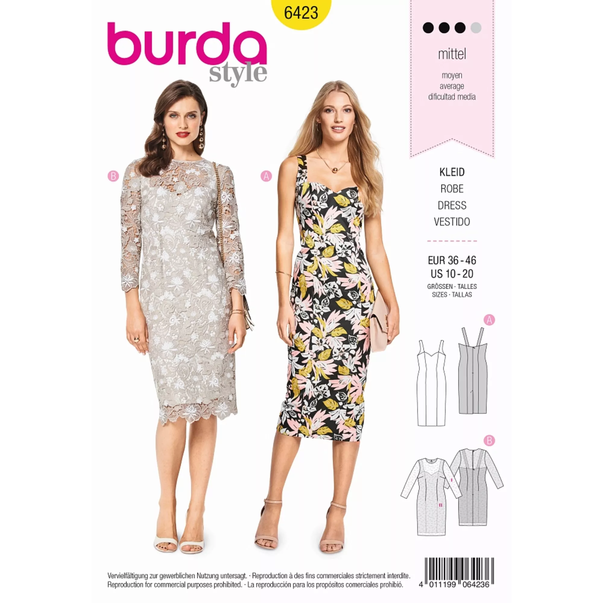 Burda Schnittmuster, Trägerkleid