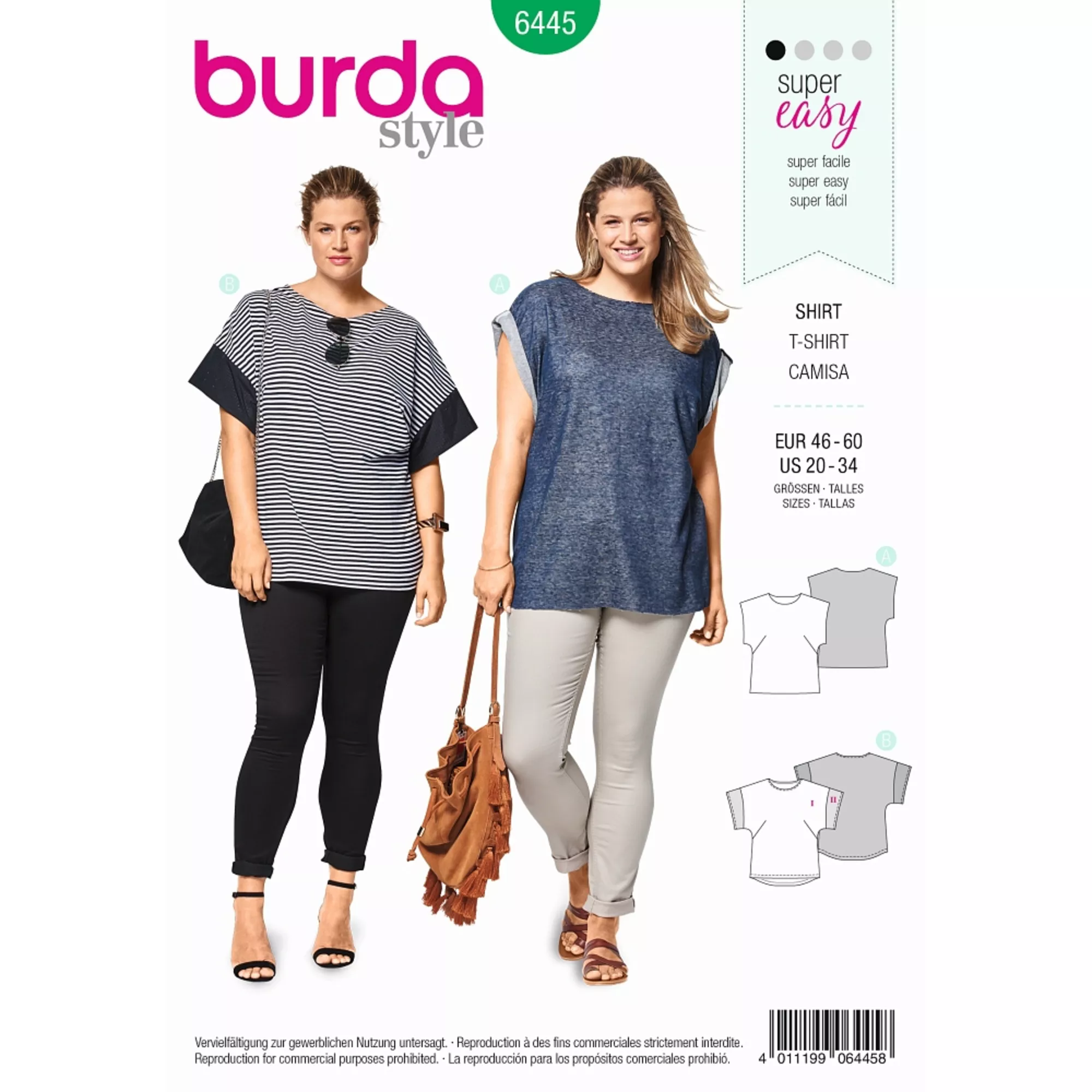 Burda Schnittmuster, Shirt
