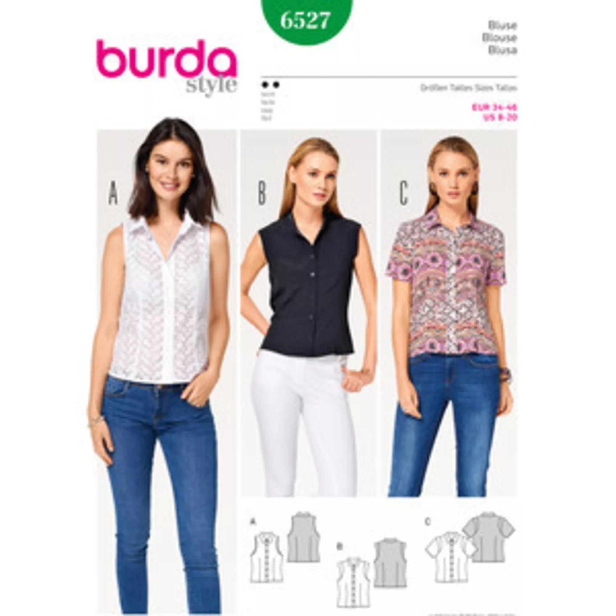 Burda Schnittmuster, Bluse