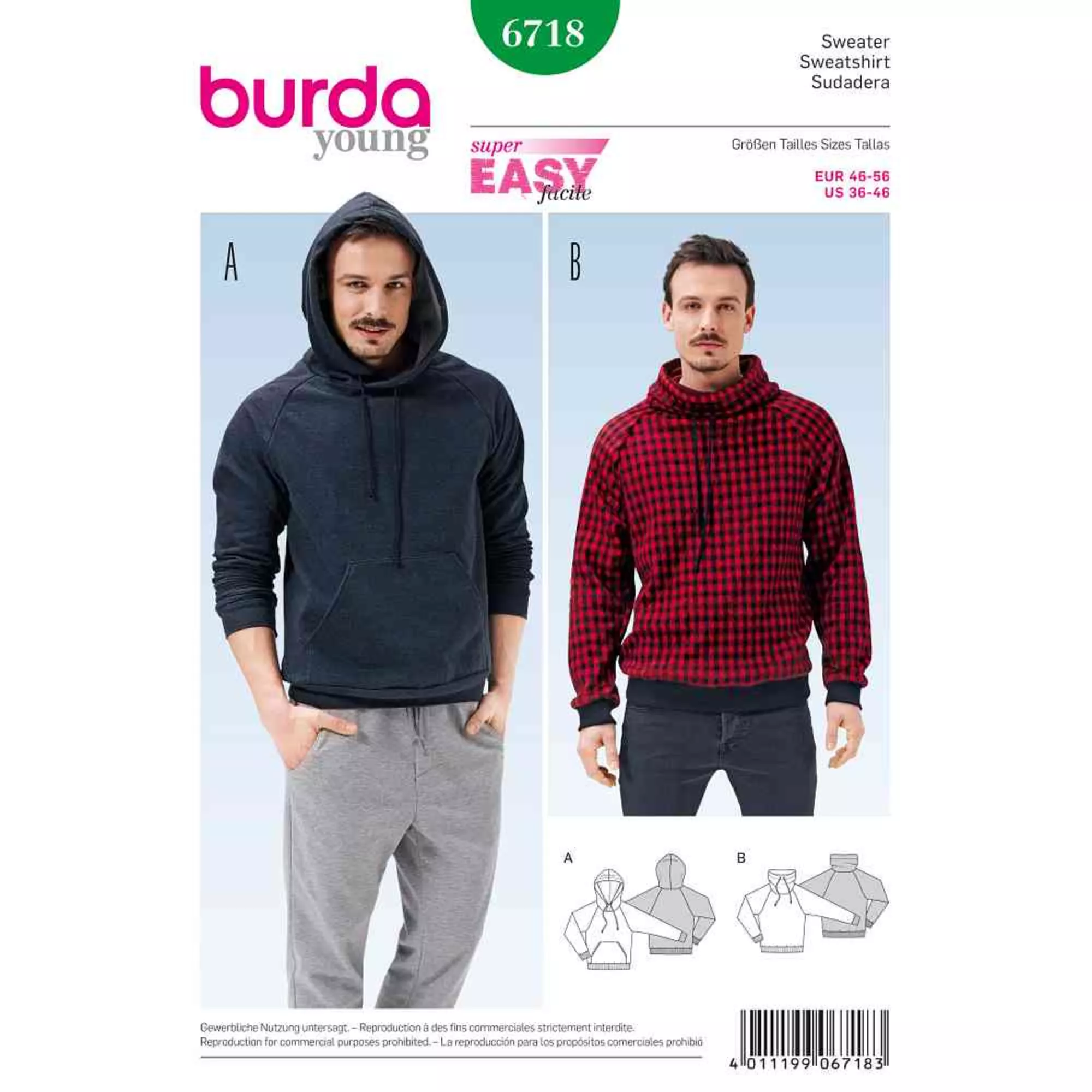 Burda Schnittmuster, Sweater