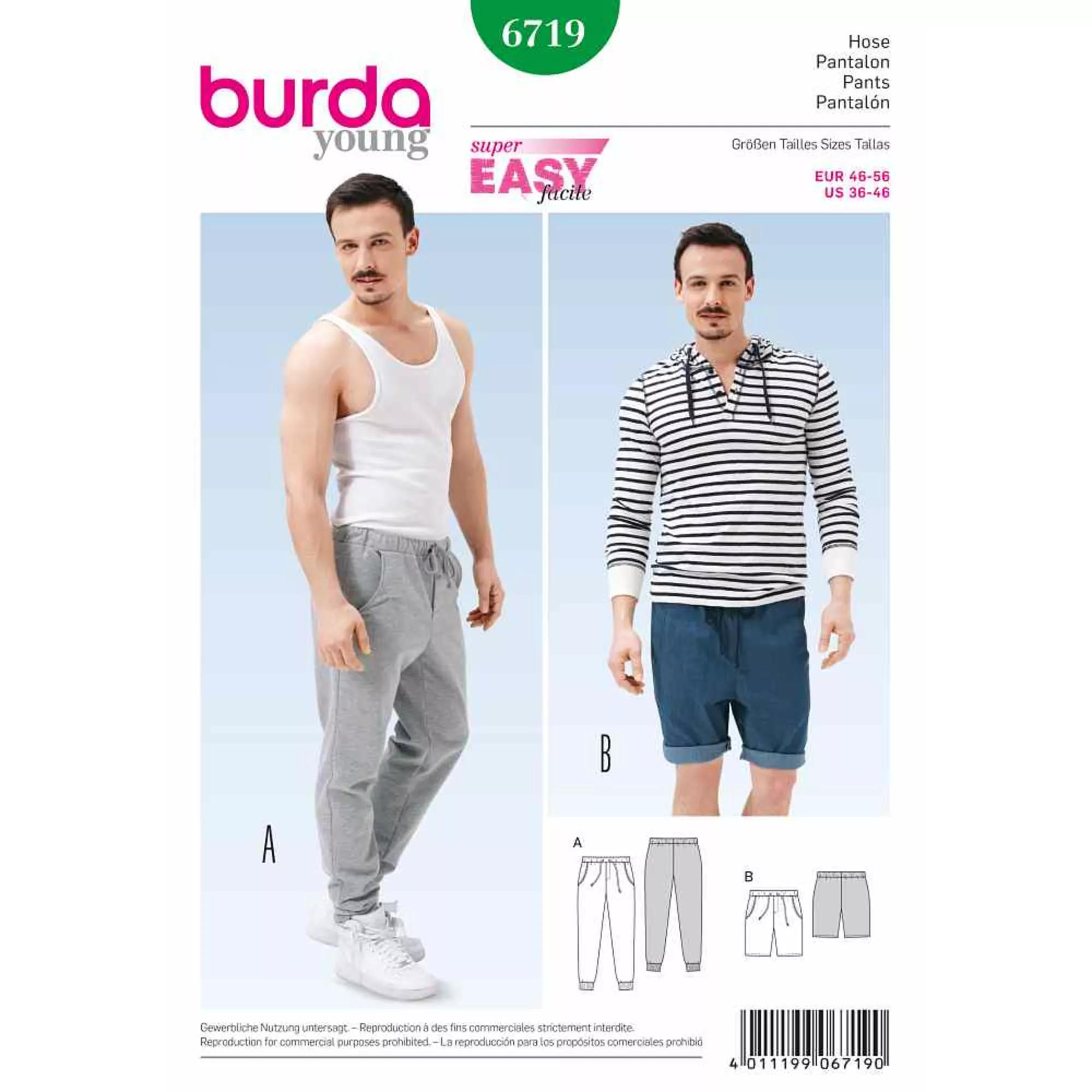 Burda Schnittmuster, Hose