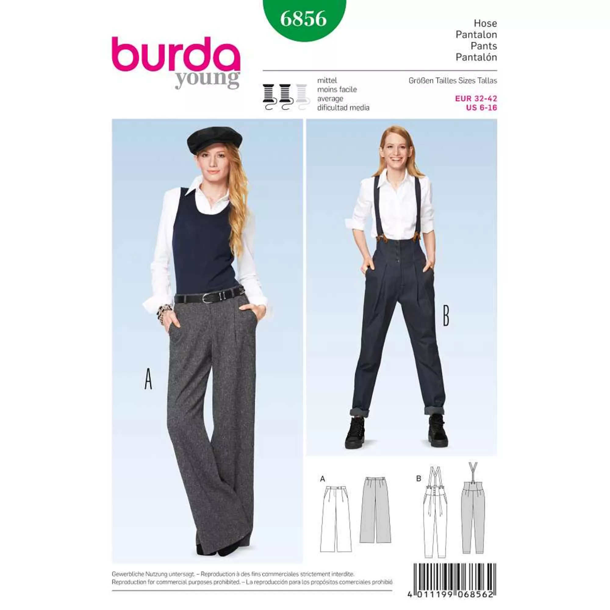Burda Schnittmuster, Hose