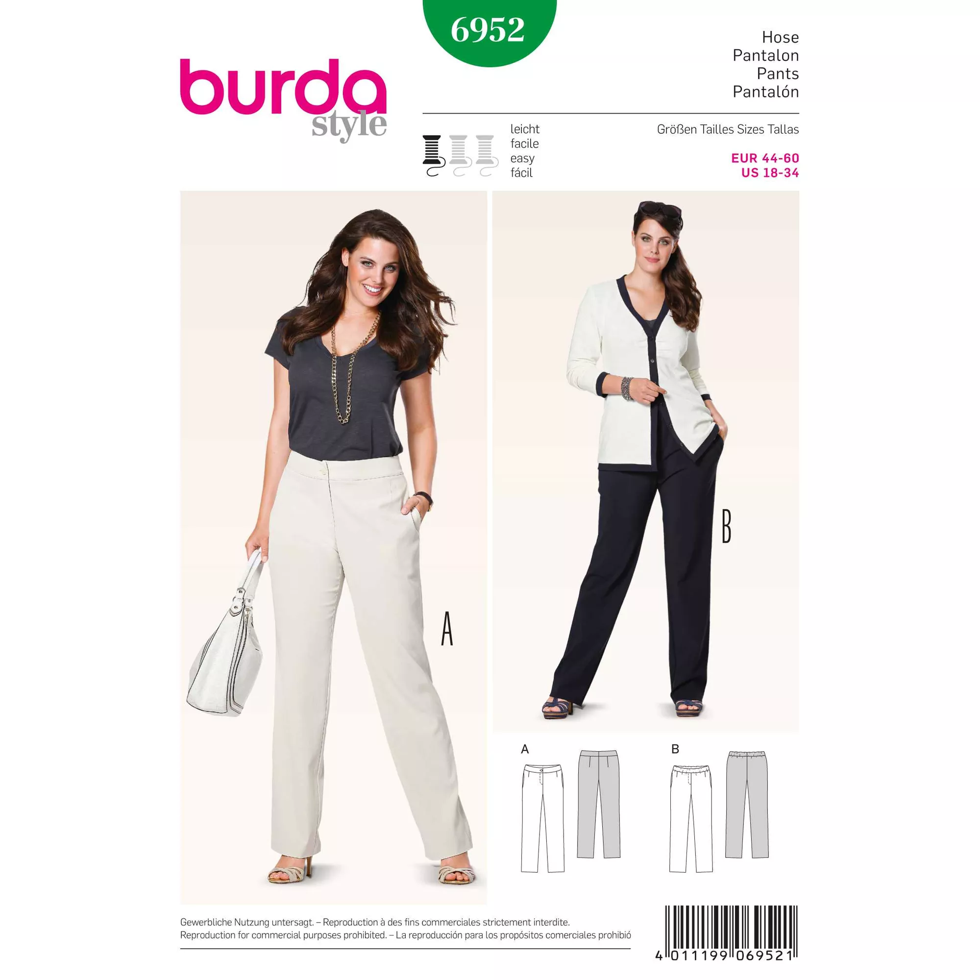 Burda Schnittmuster, Hose