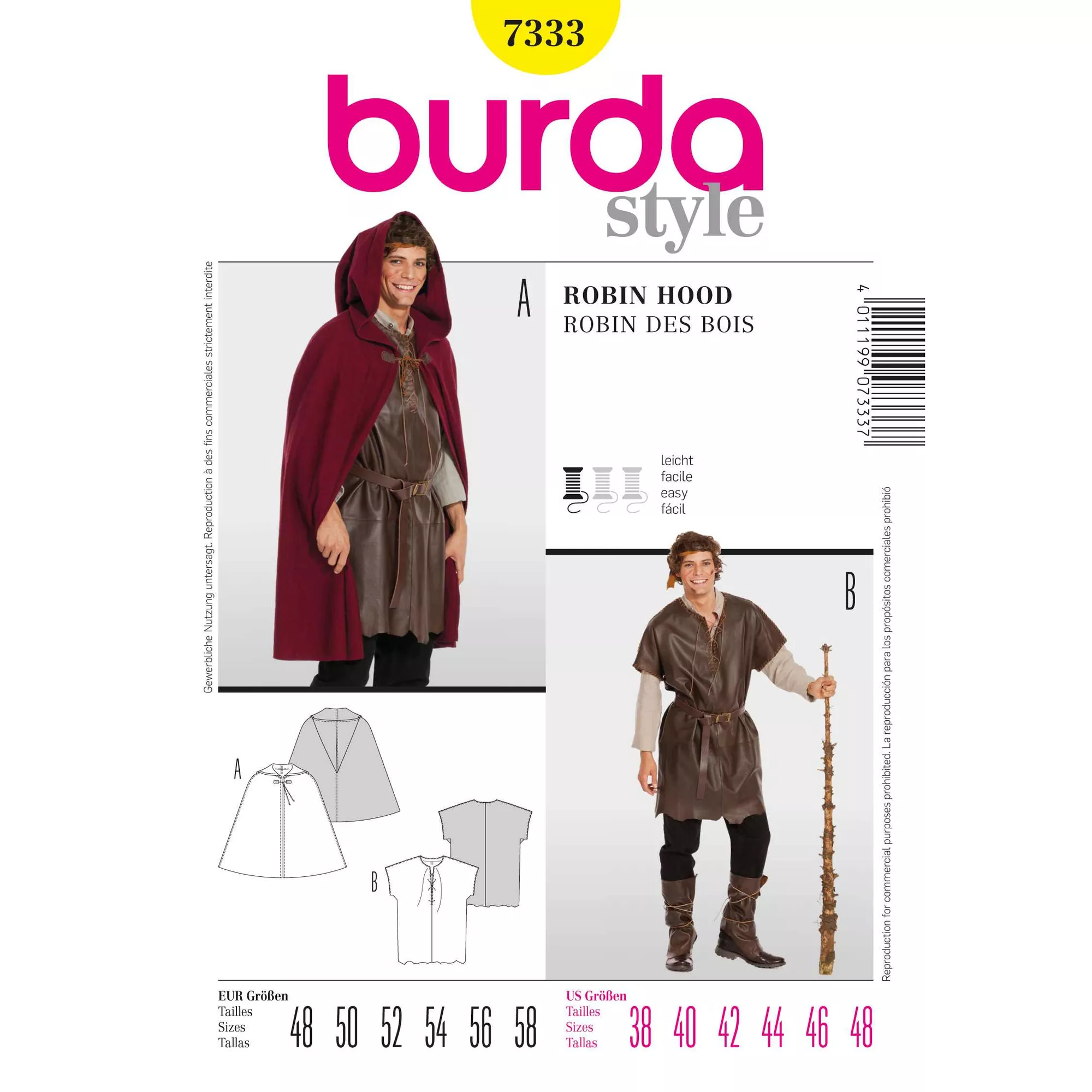 Burda Schnittmuster, Robin Hood