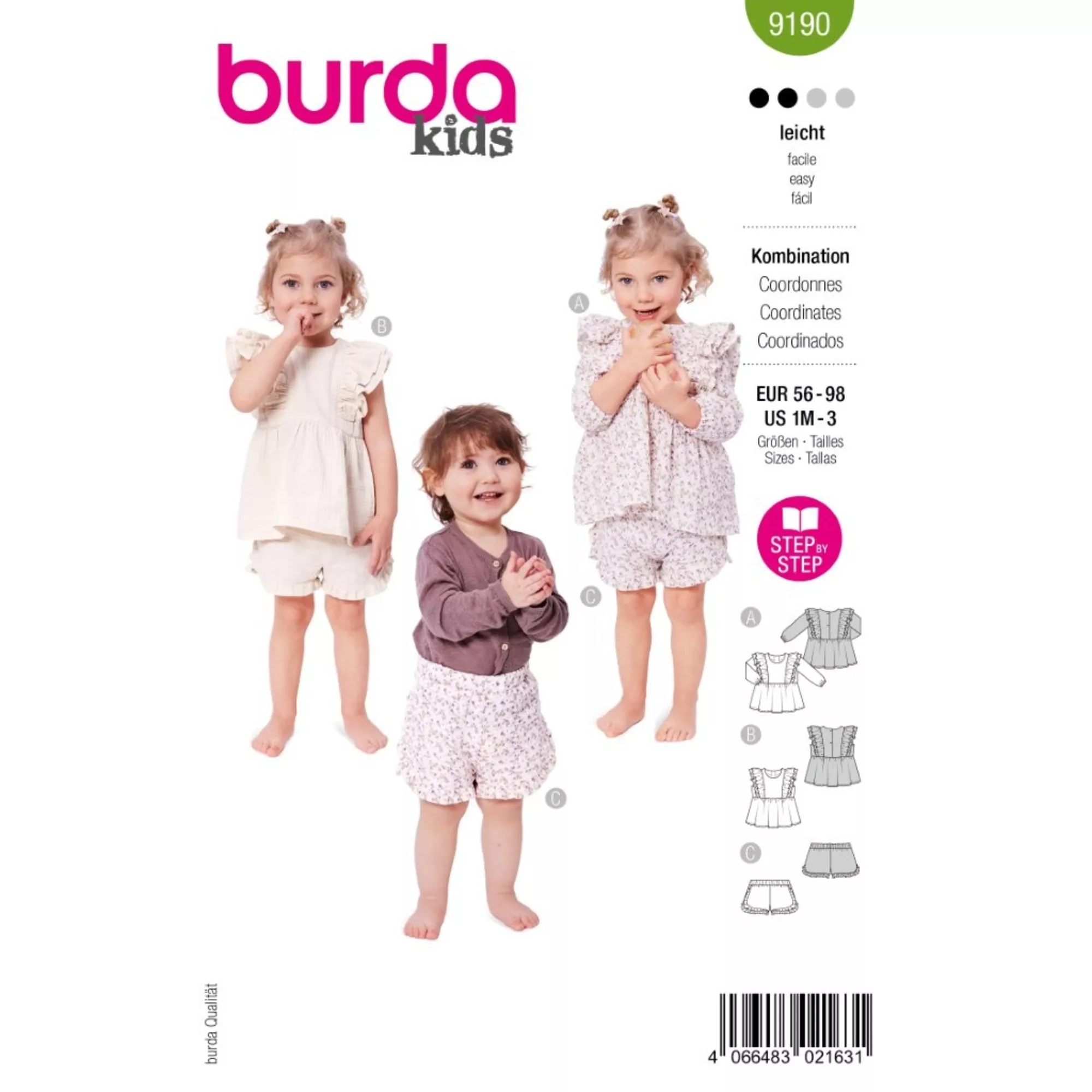 Burda Schnittmuster, Bluse & Hose