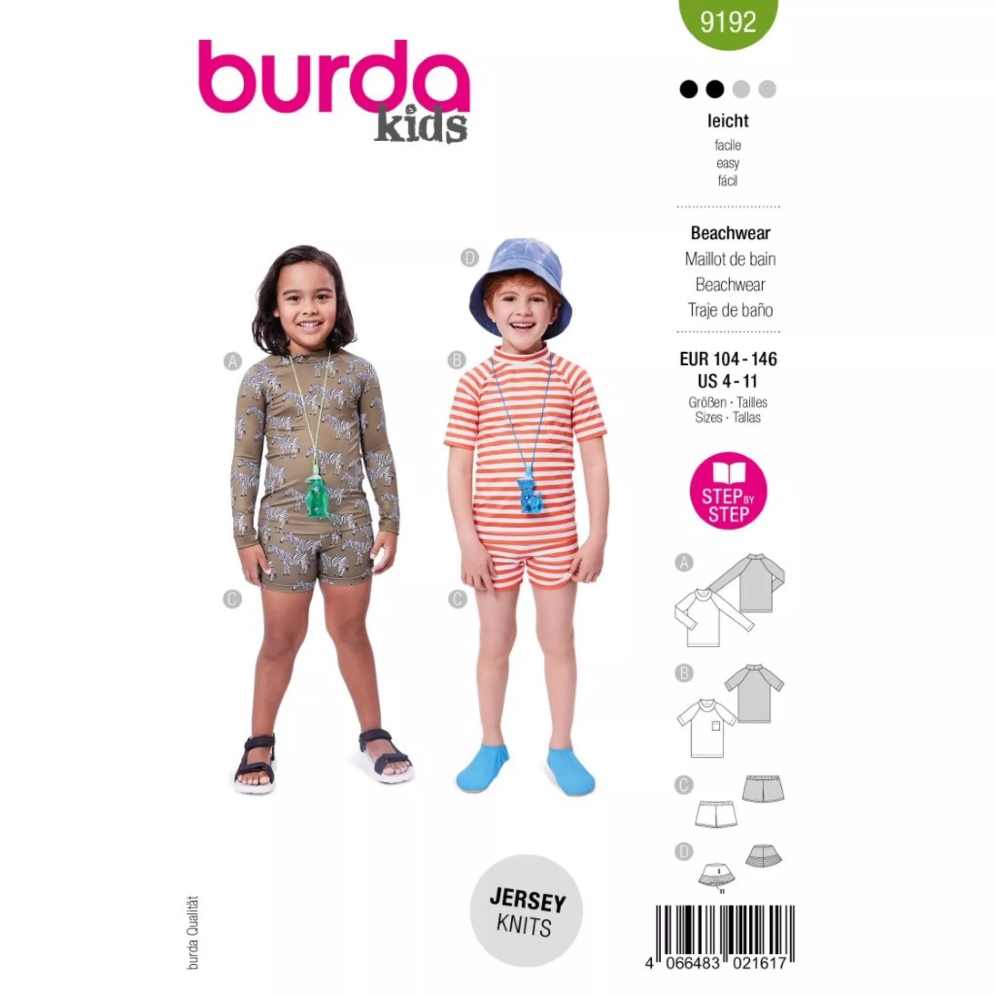 Burda Schnittmuster, Beachwear