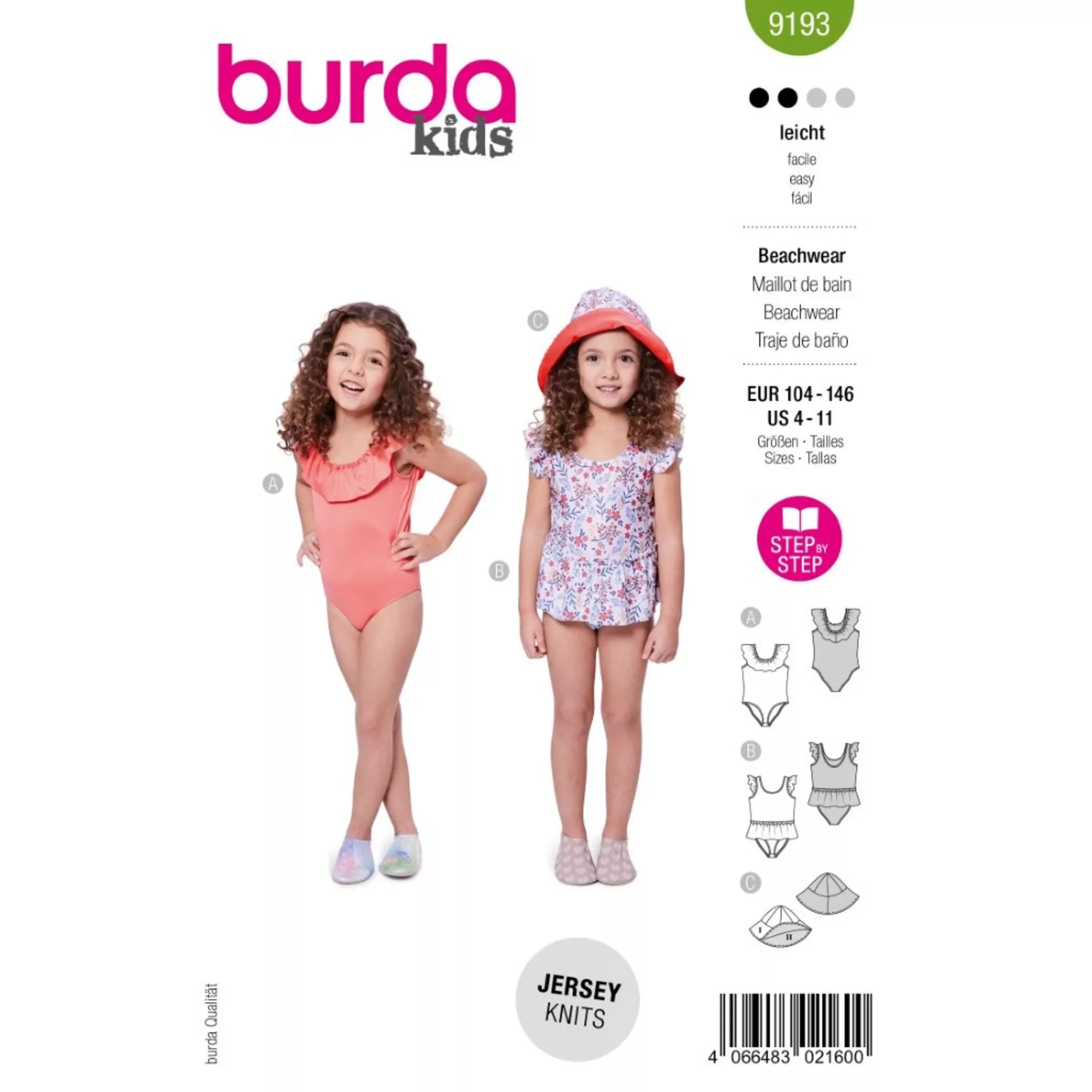 Burda Schnittmuster, Beachwear