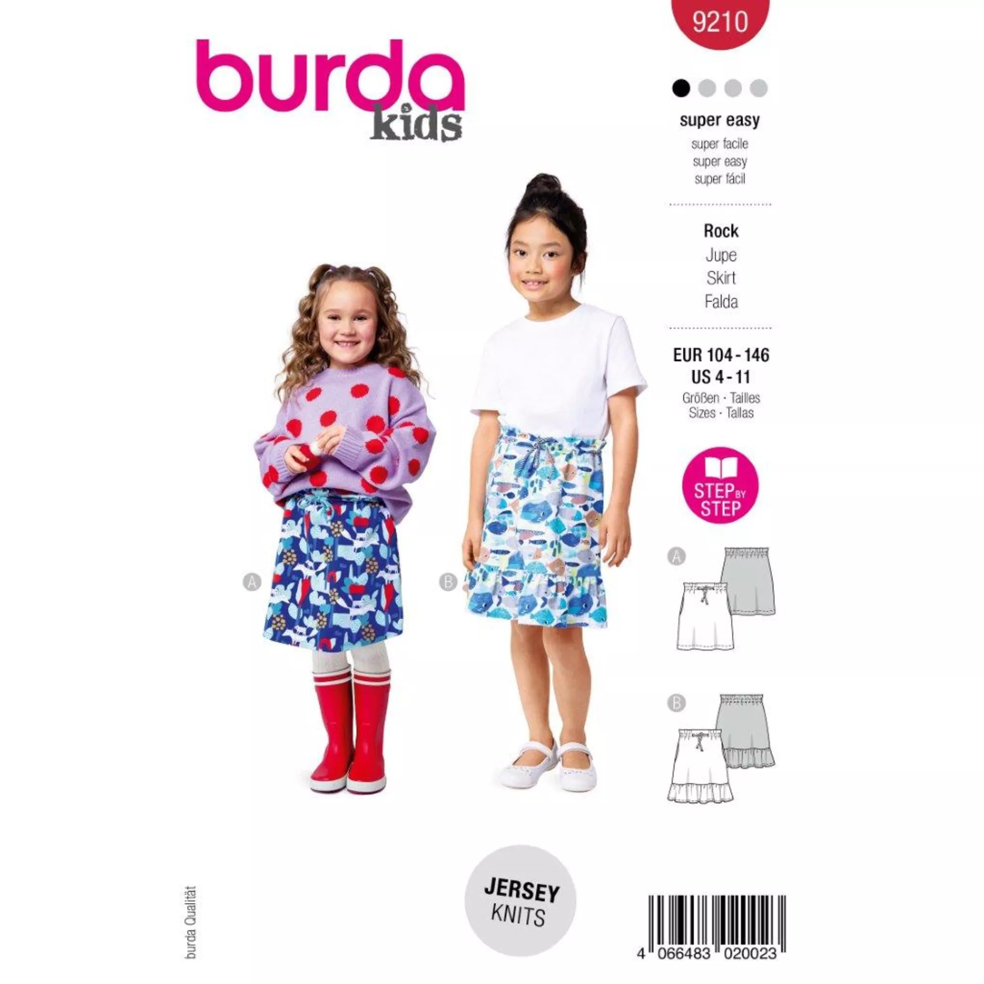 Burda Schnittmuster, Minirock