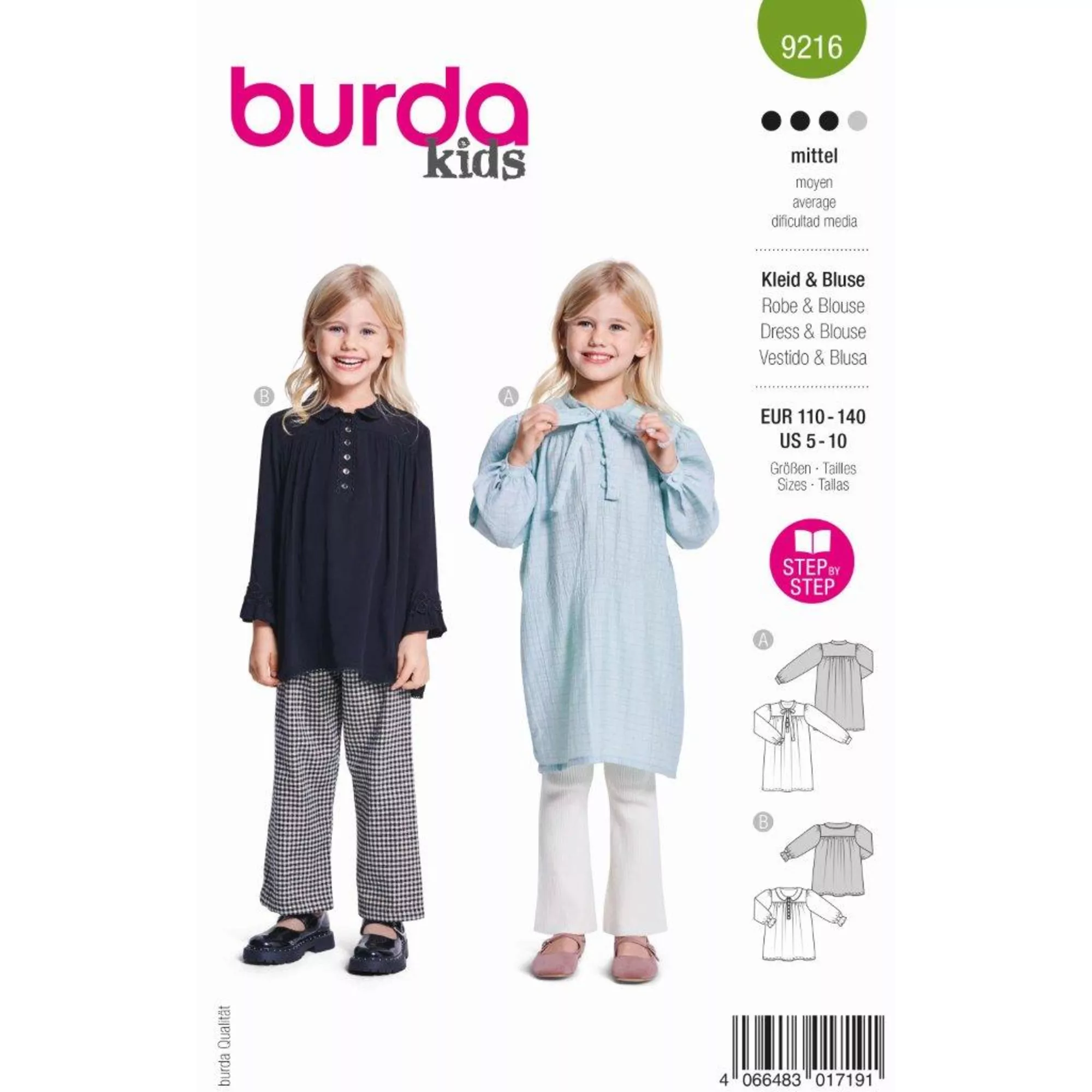 Burda Schnittmuster Kleid & Bluse