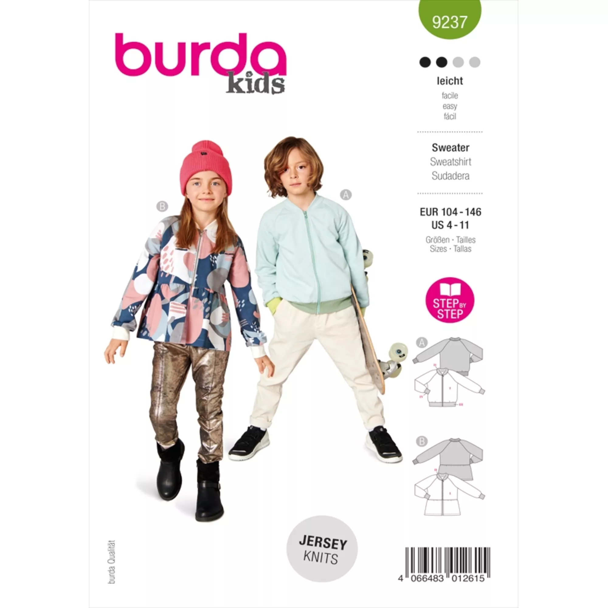Burda Schnittmuster, Sweater