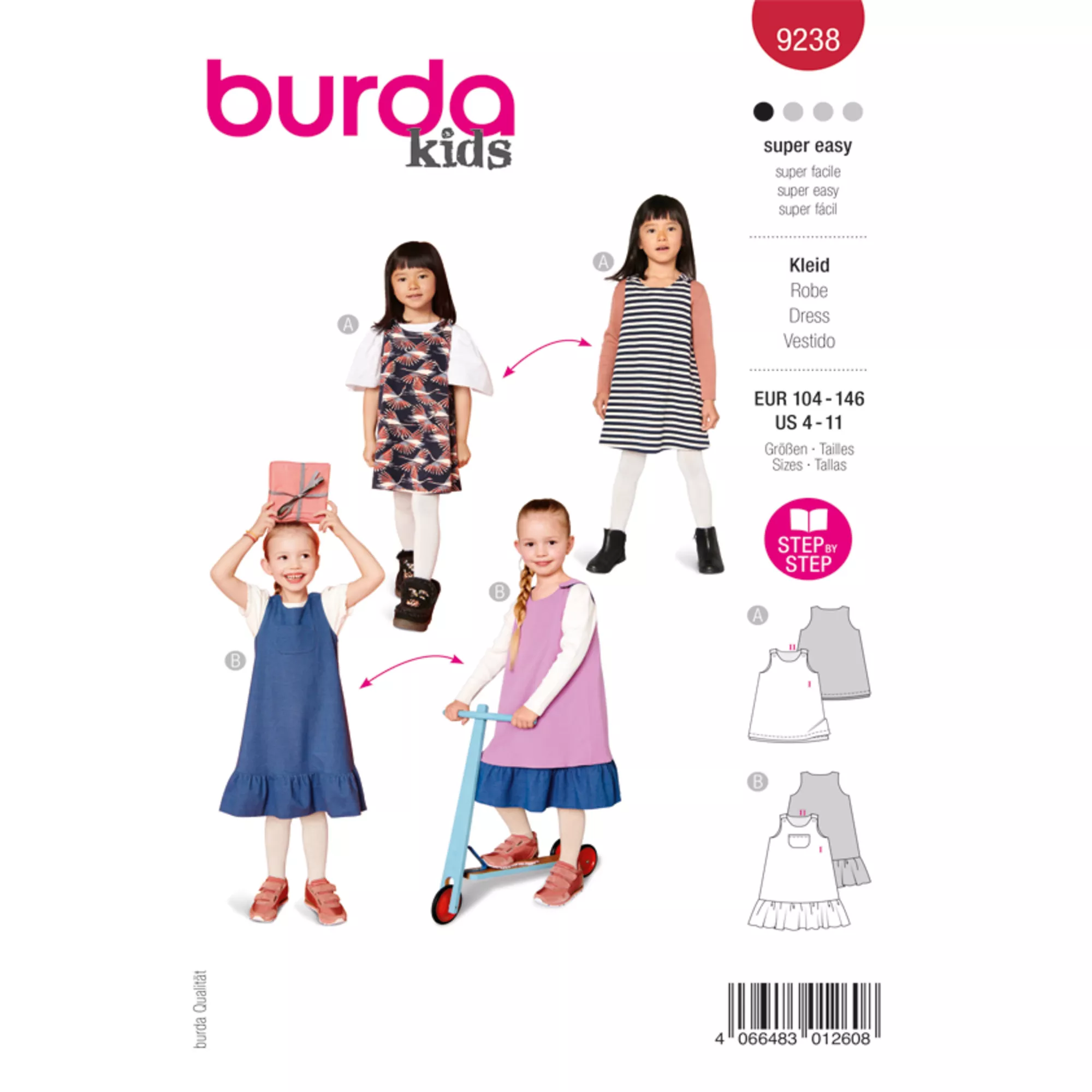 Burda Schnittmuster, Kleid