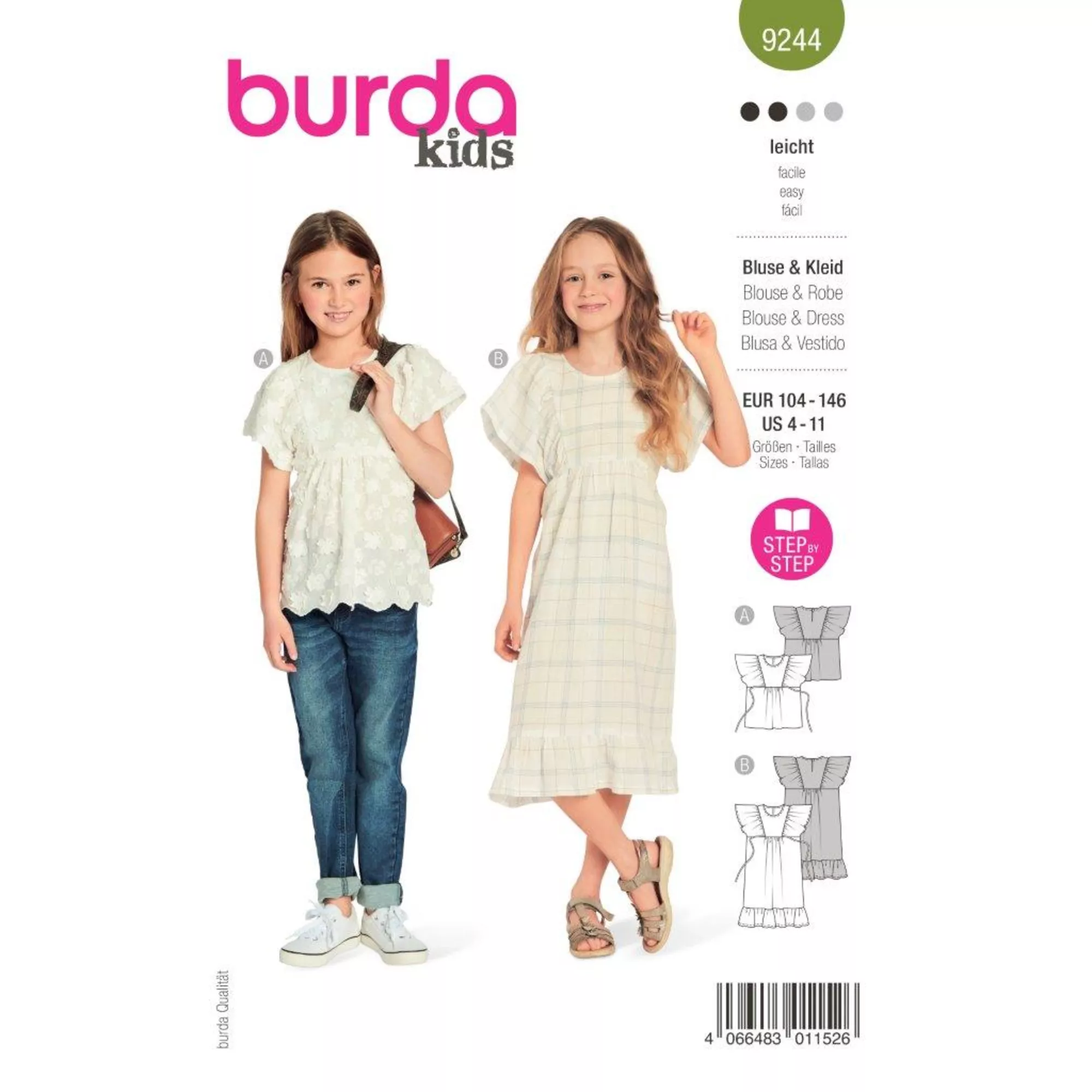 Burda Schnittmuster, Kleid & Bluse
