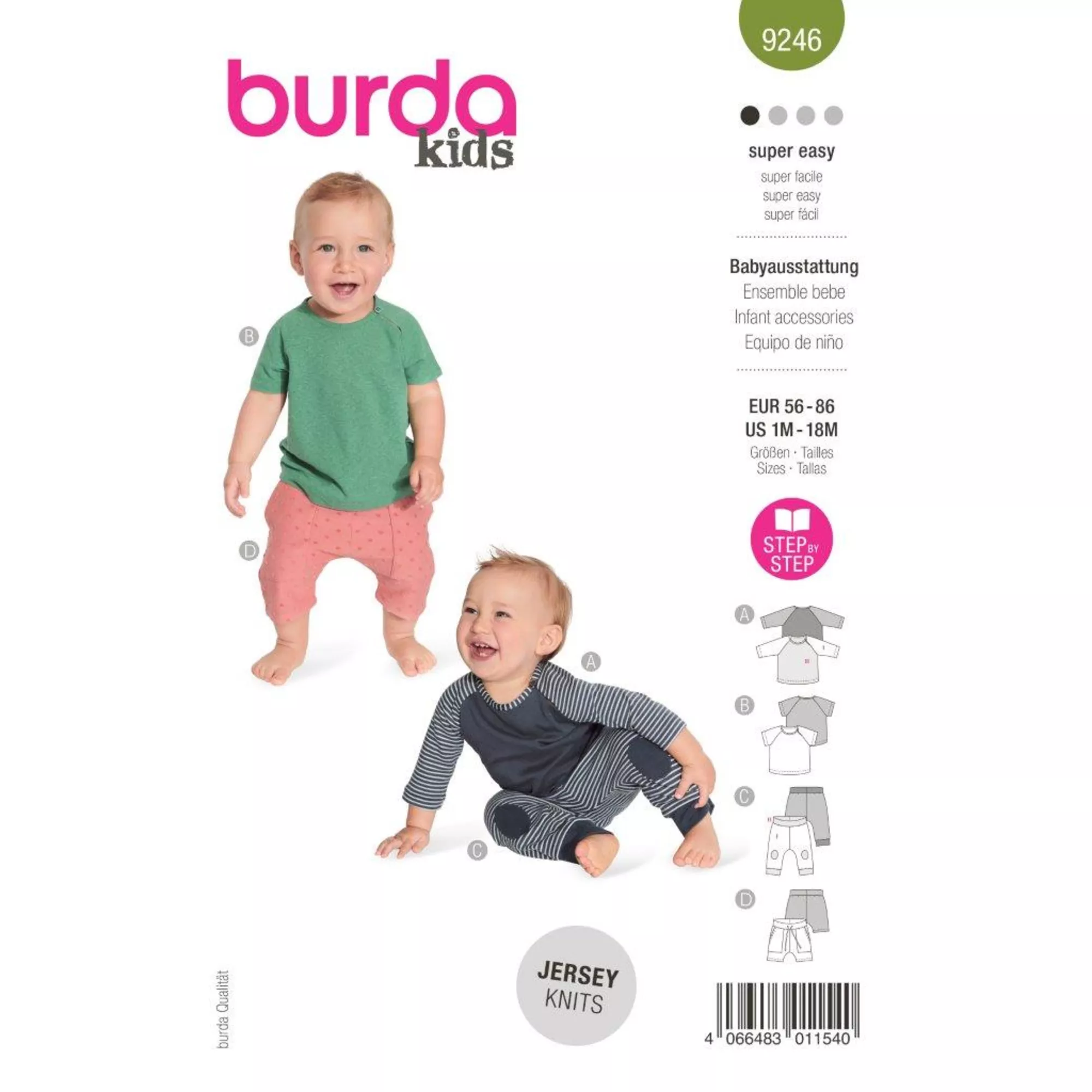 Burda Schnittmuster, Babyausstattung