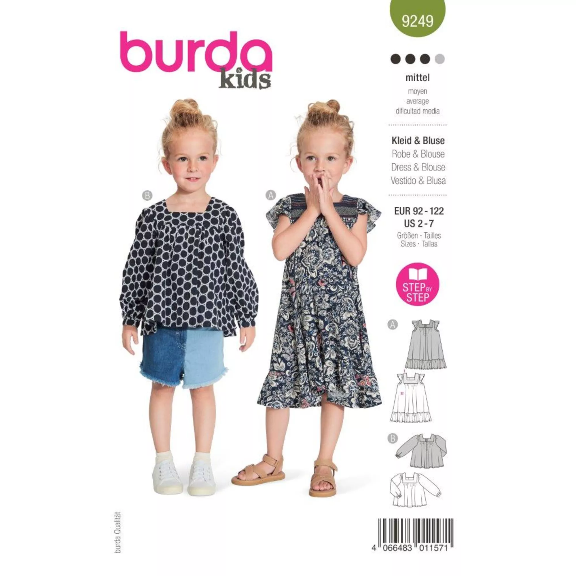 Burda Schnittmuster, Kleid & Bluse