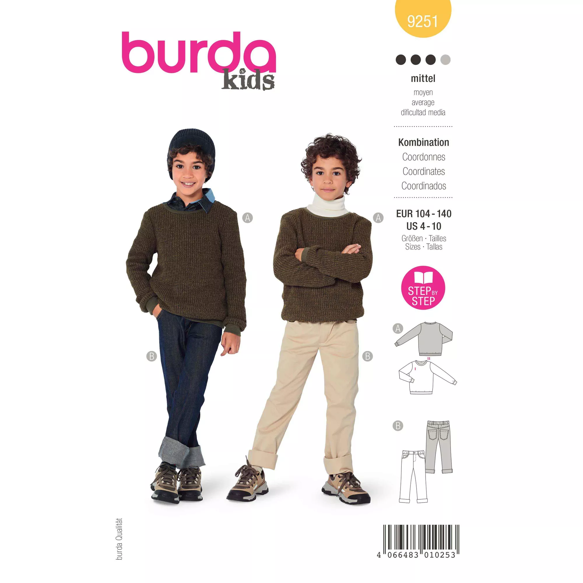 Burda Schnittmuster, Kombination